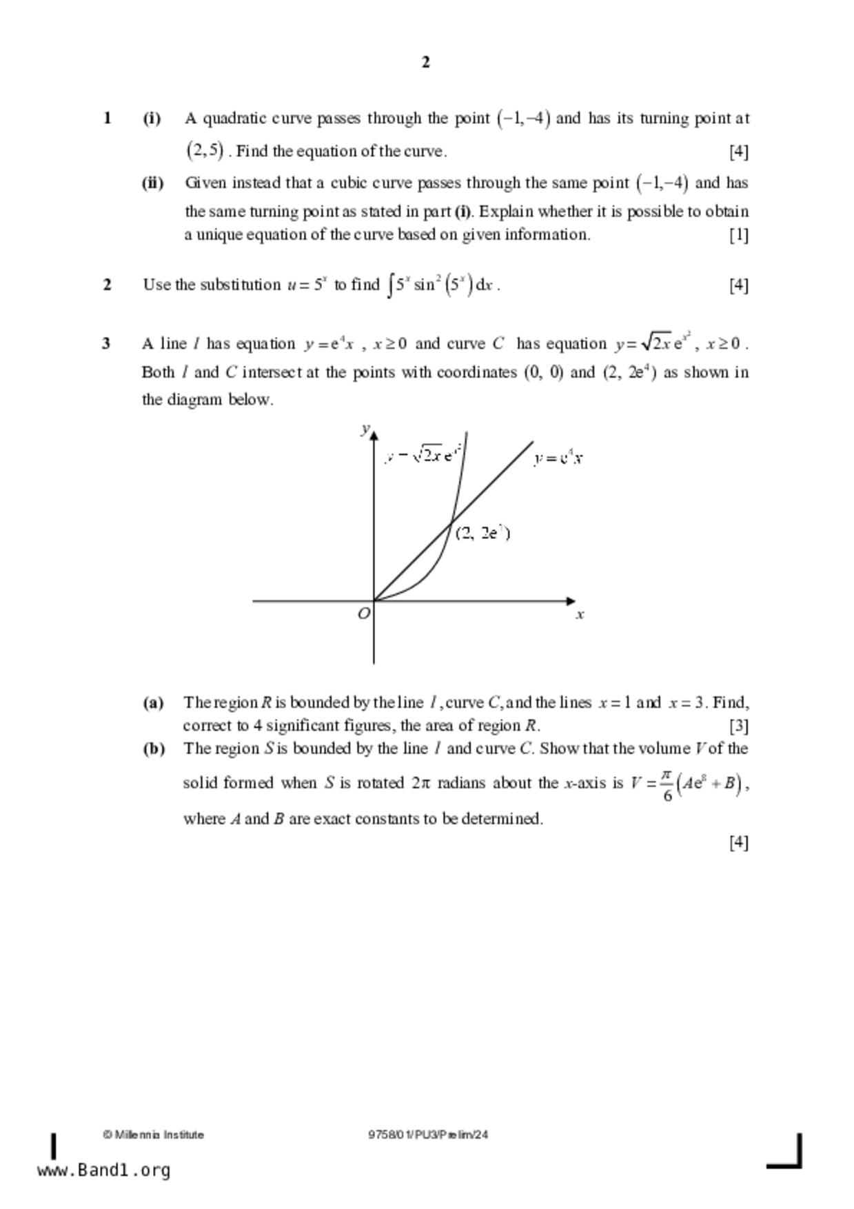 JC2Maths試卷