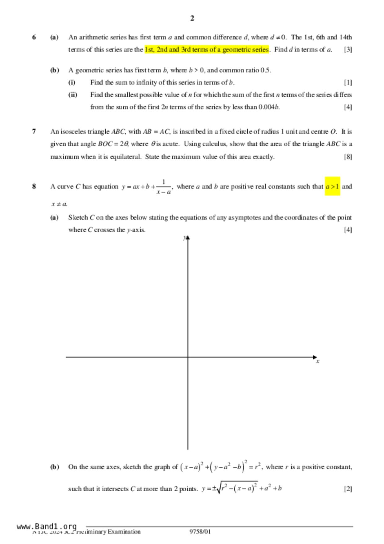 JC2Maths試卷