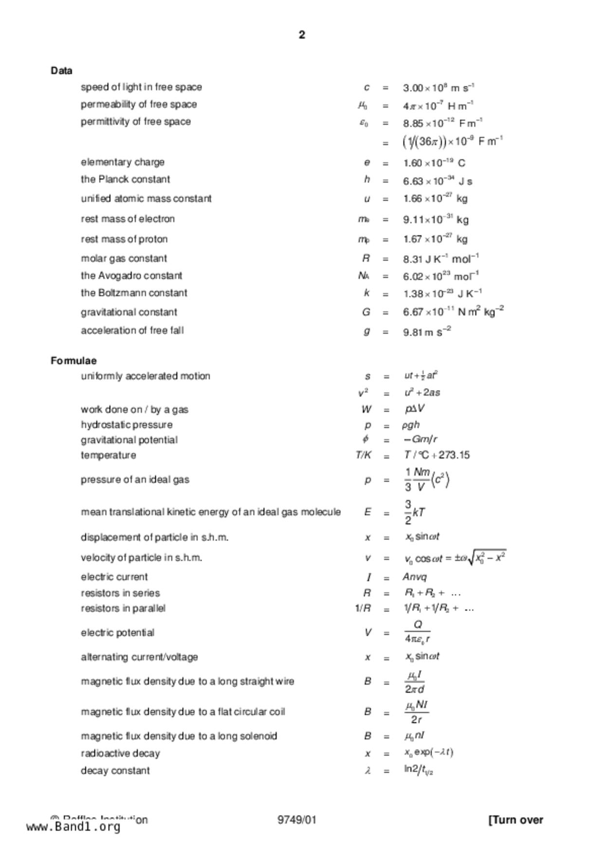 JC2Physics試卷