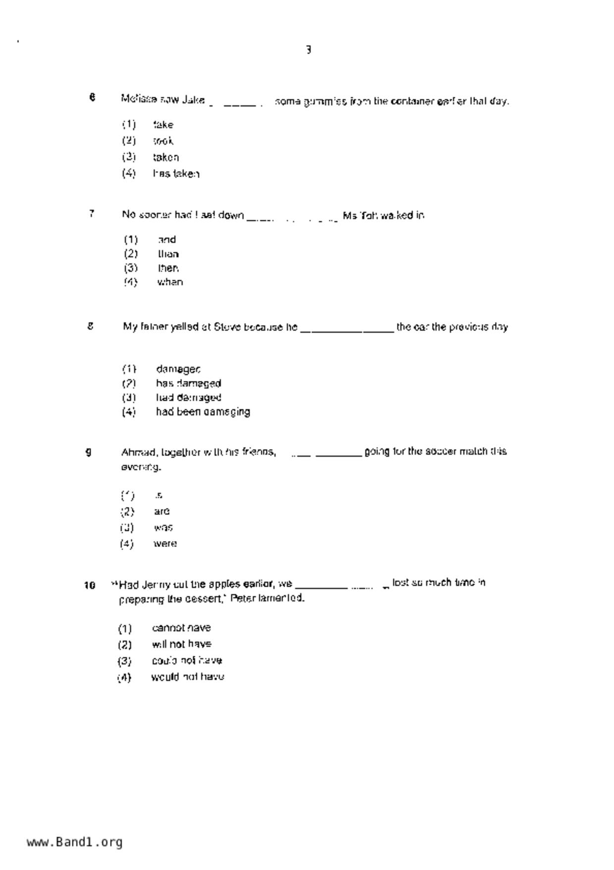 P6English試卷