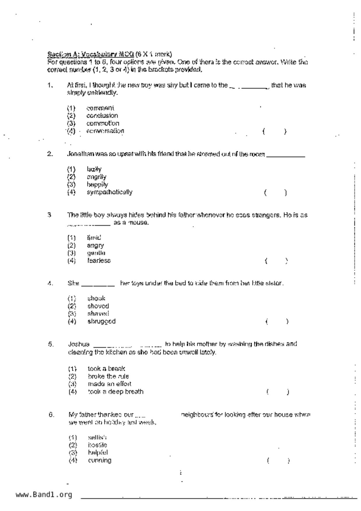 P3English試卷