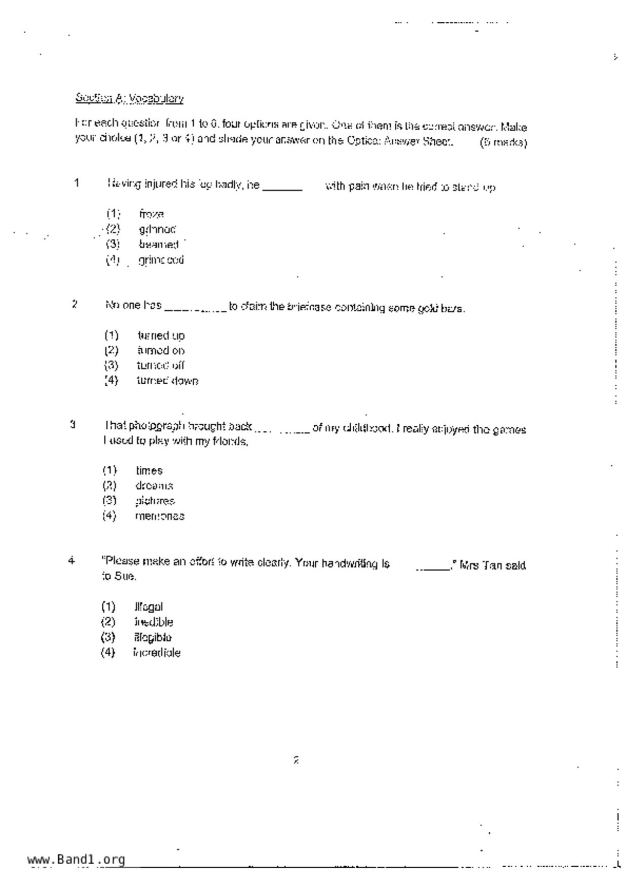 P3English試卷