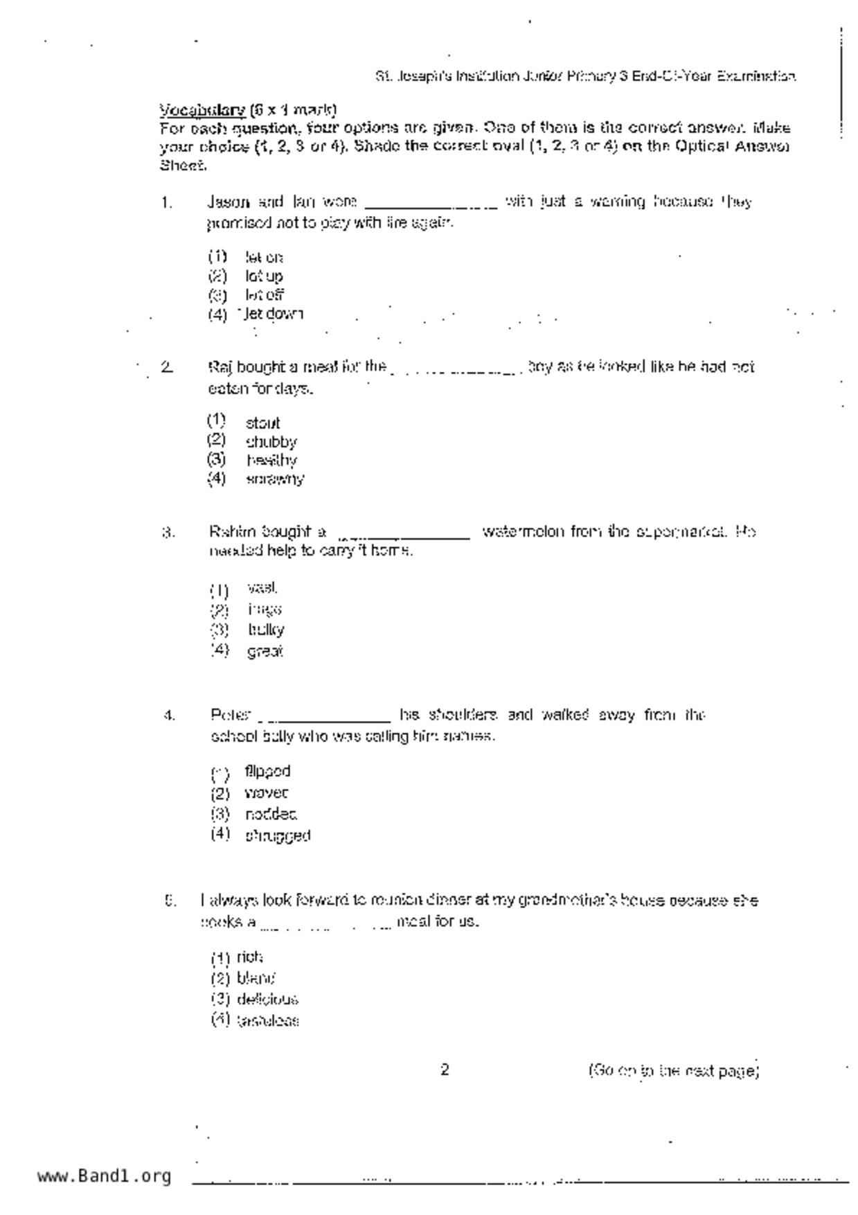 P3English試卷