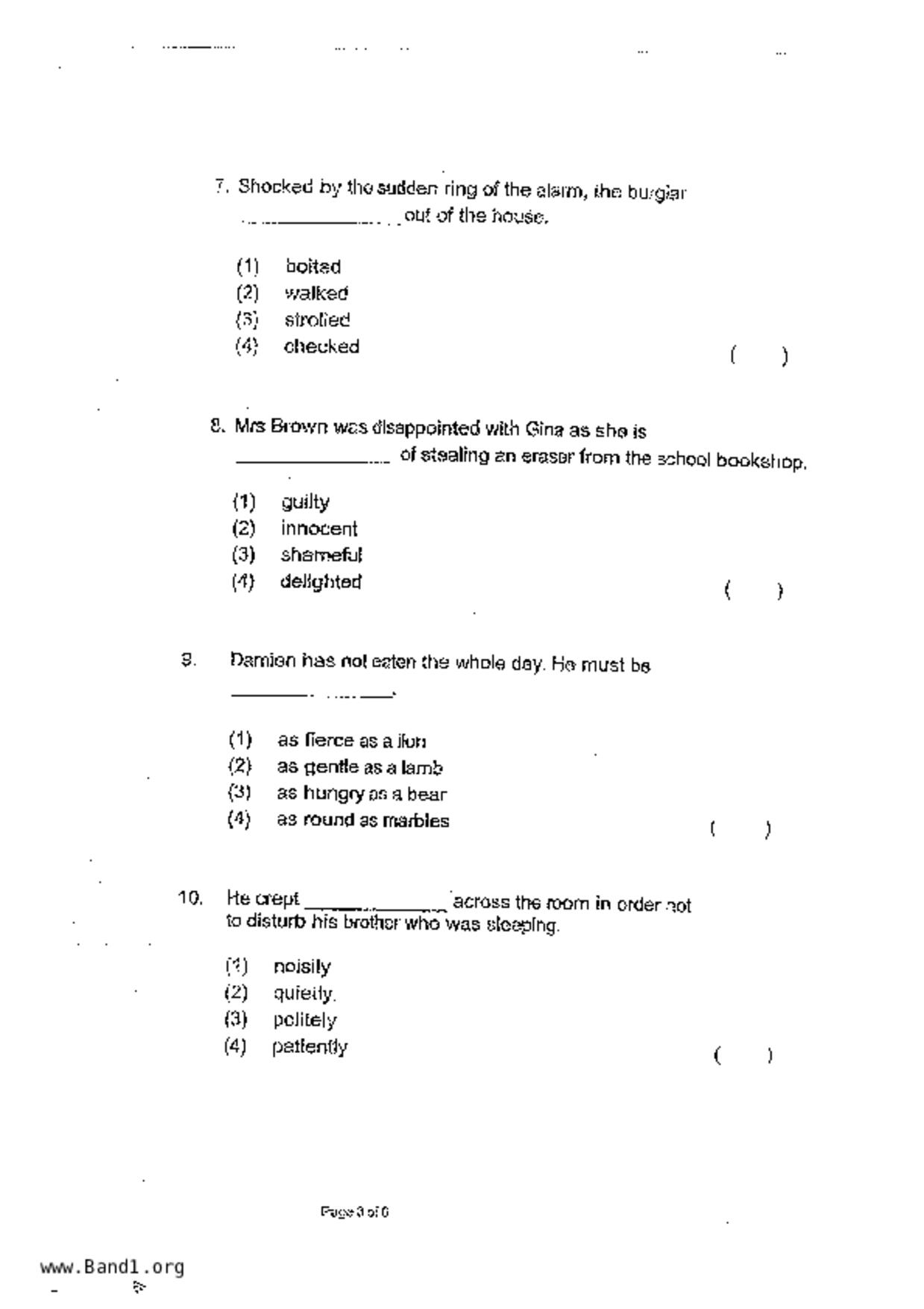 P3English試卷