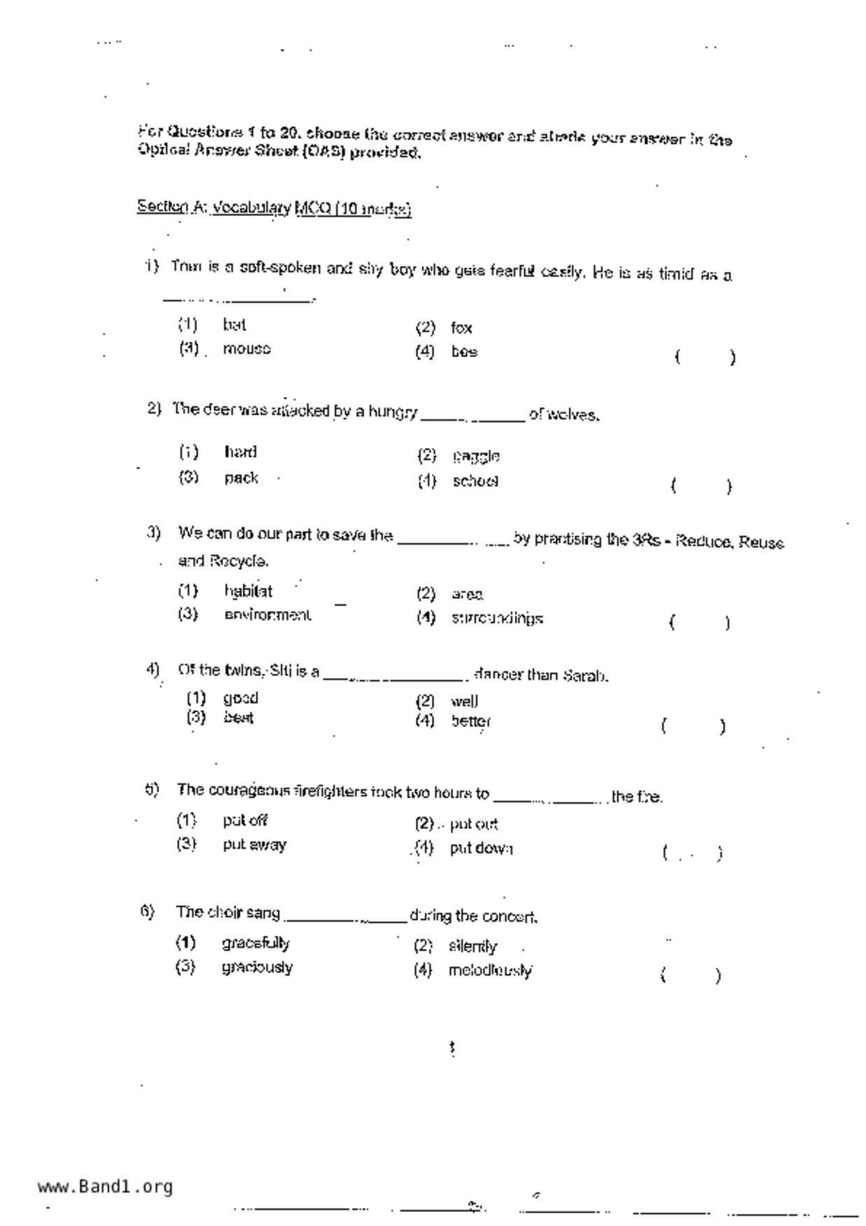 P3English試卷