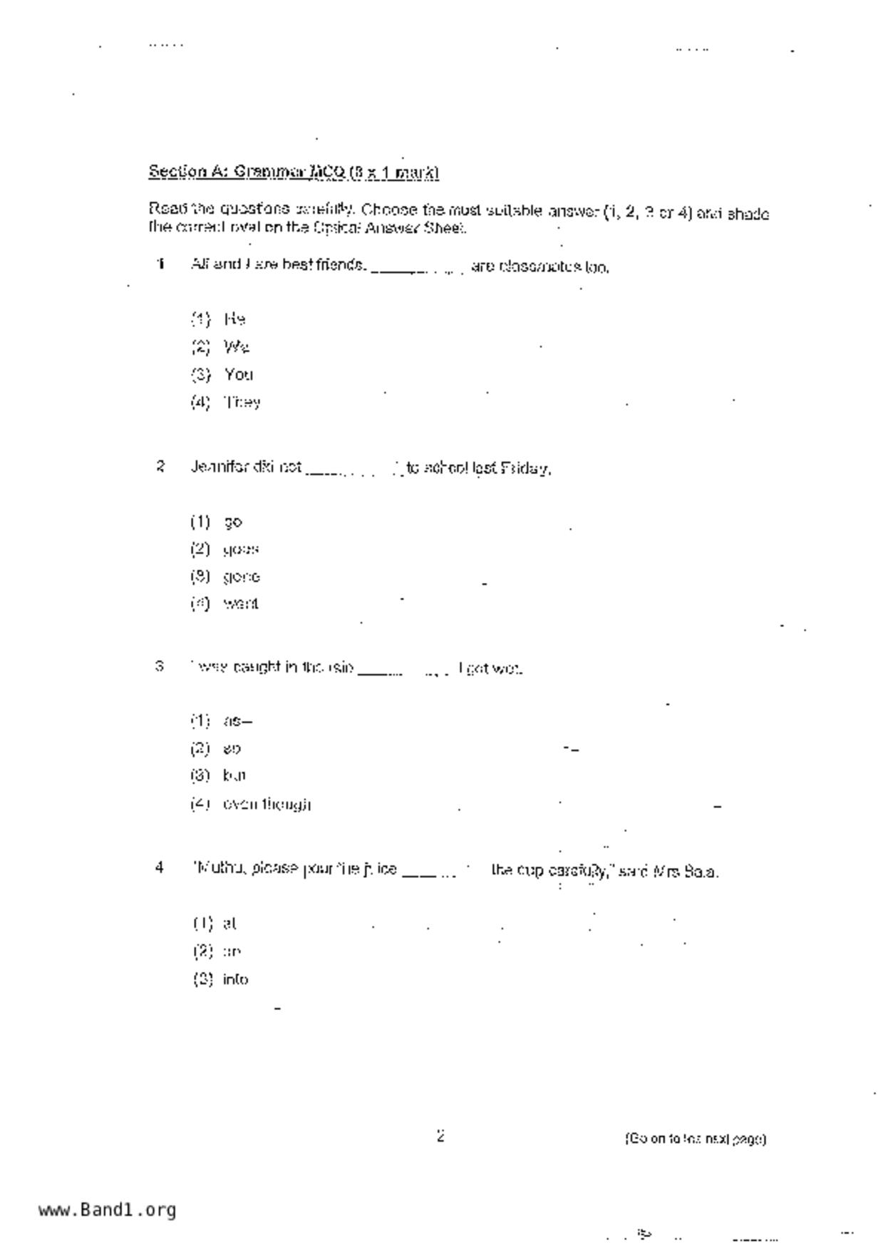 P3English試卷