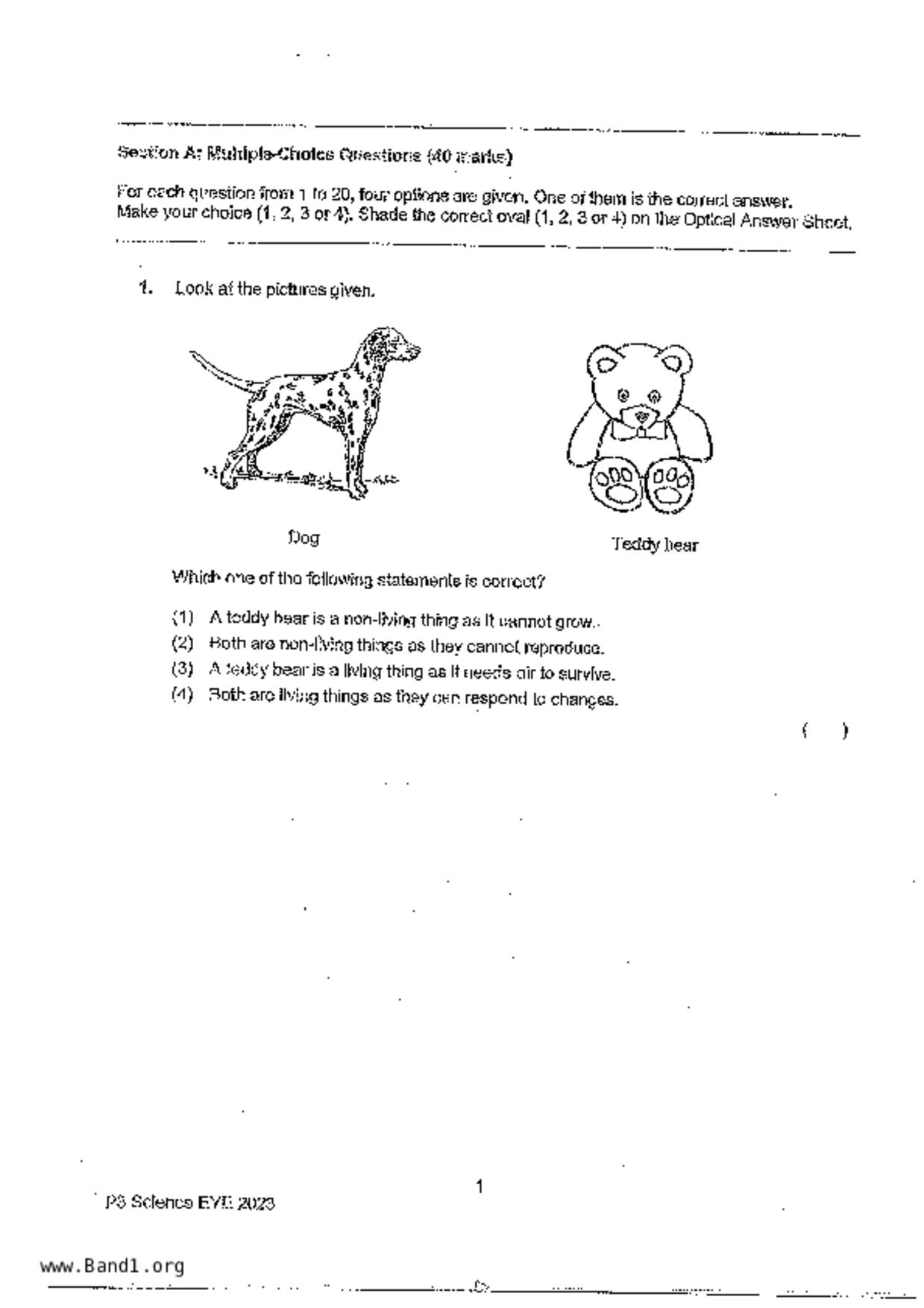 P3Science試卷