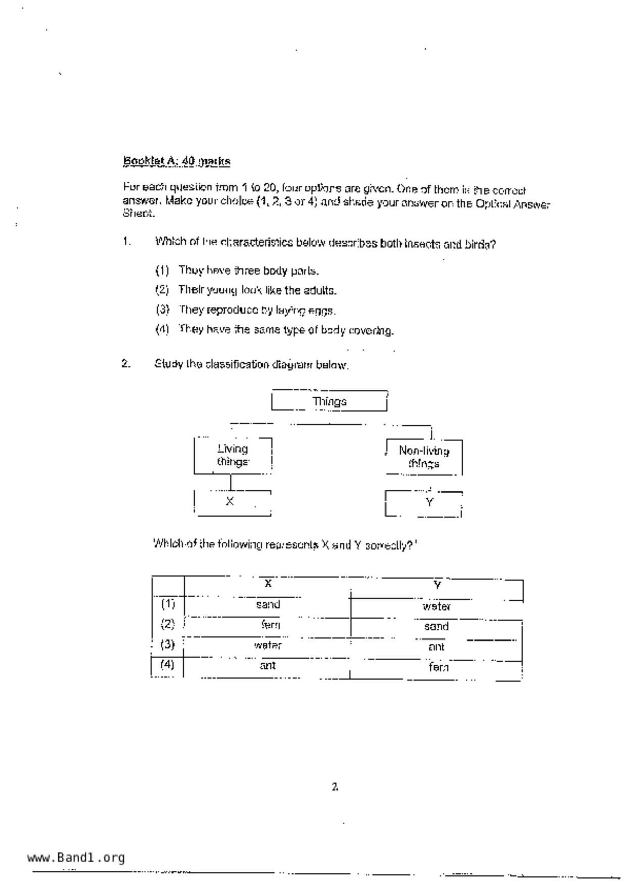 P3Science試卷