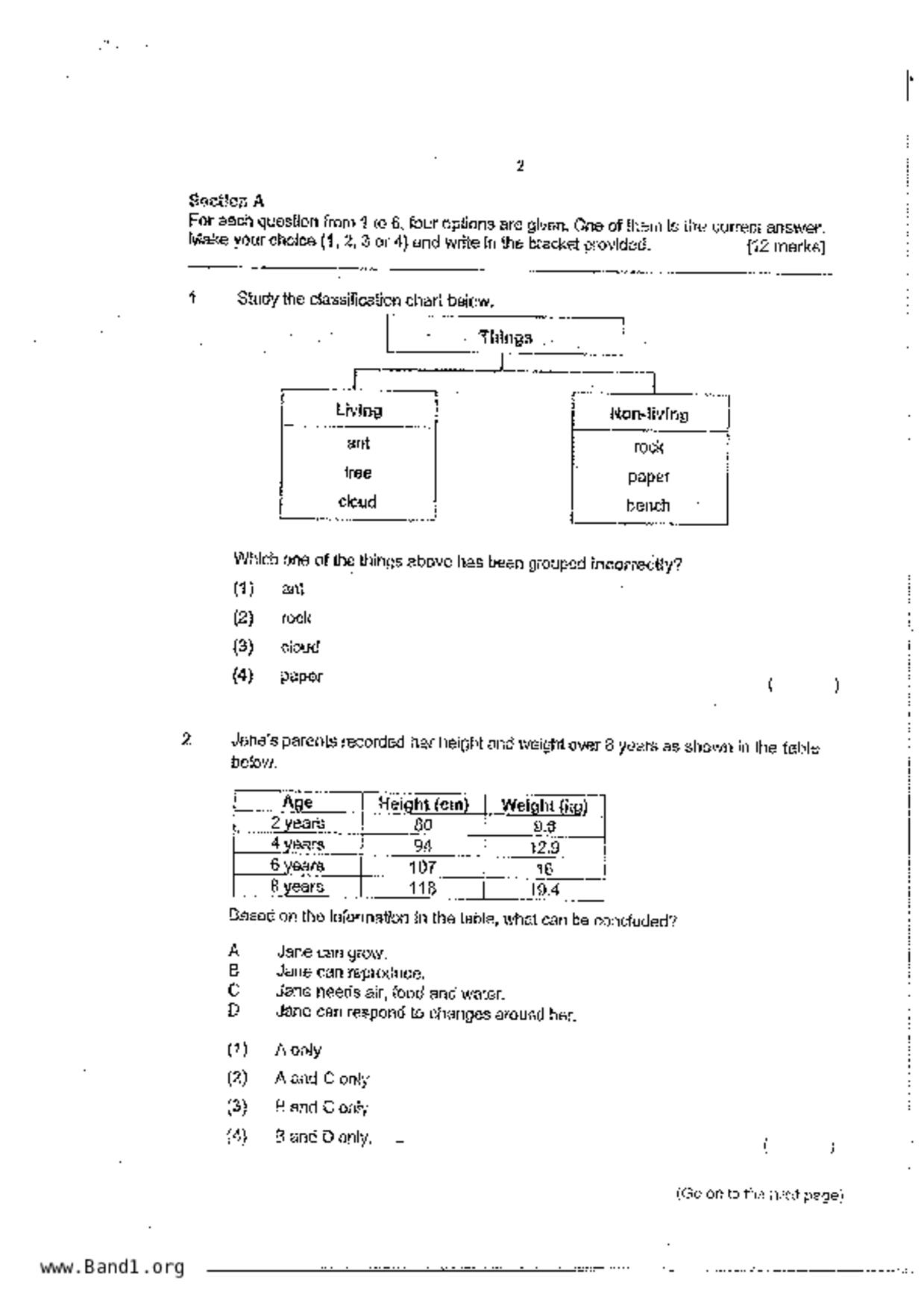 P3Science試卷