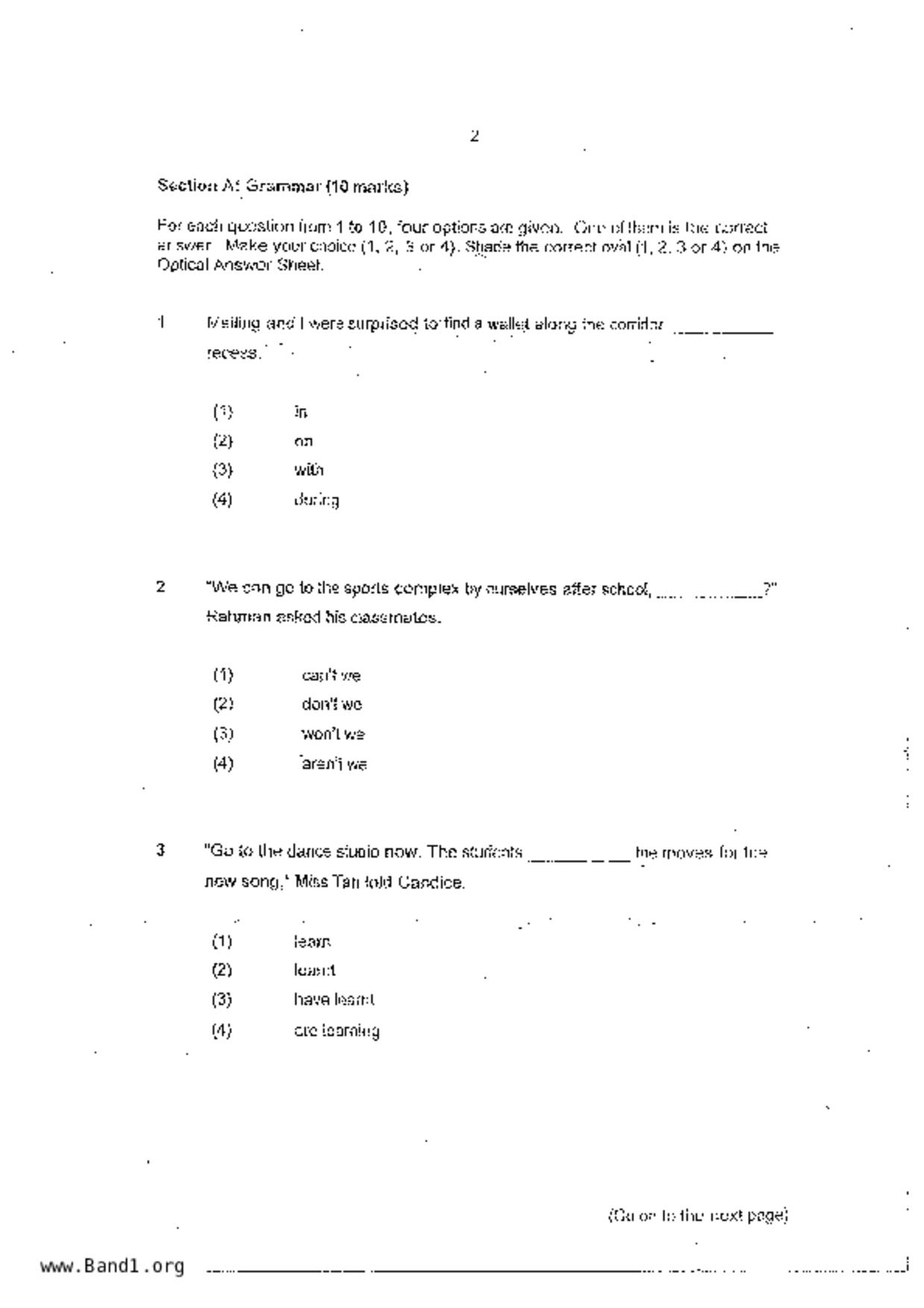 P4English試卷