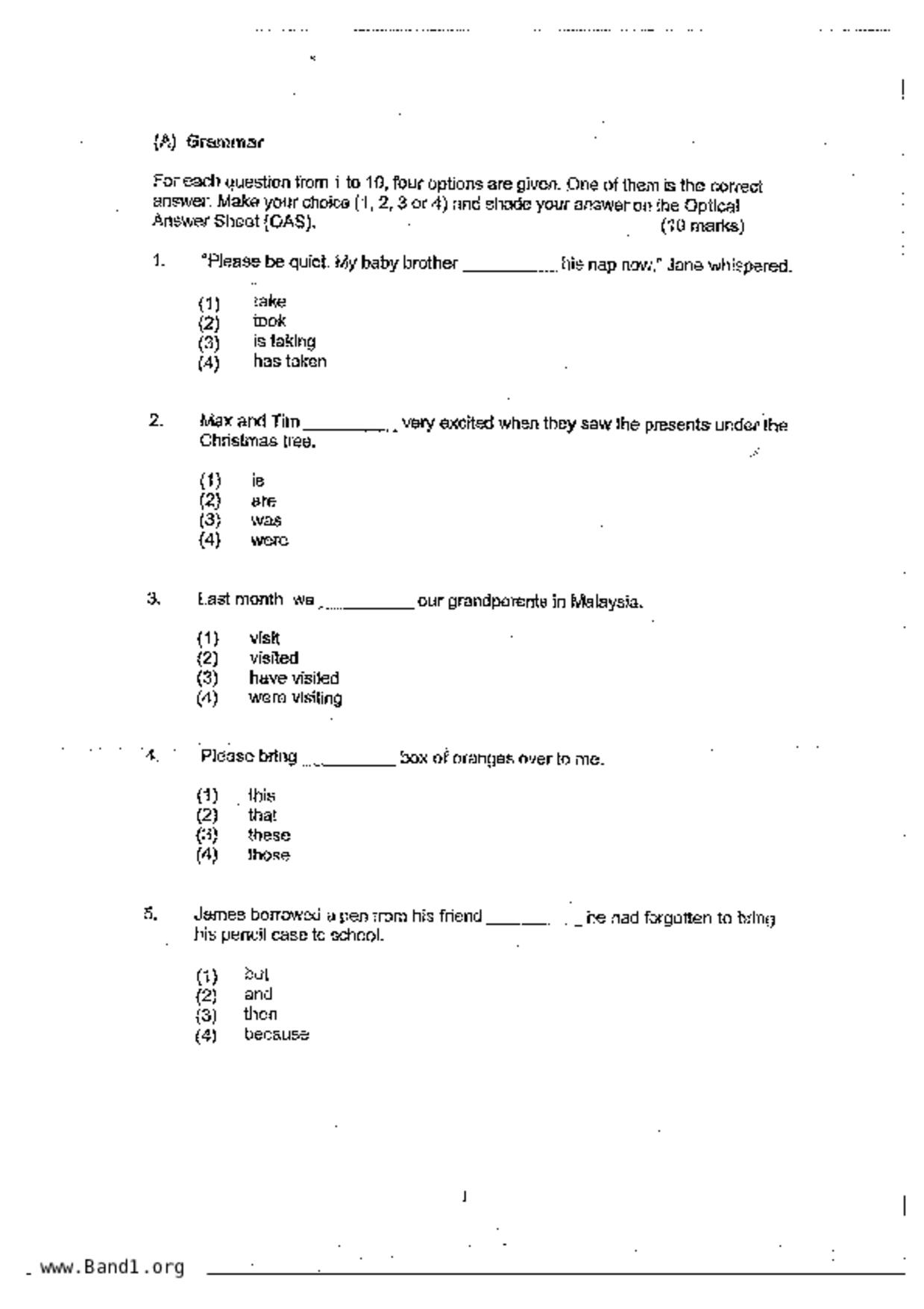 P4English試卷