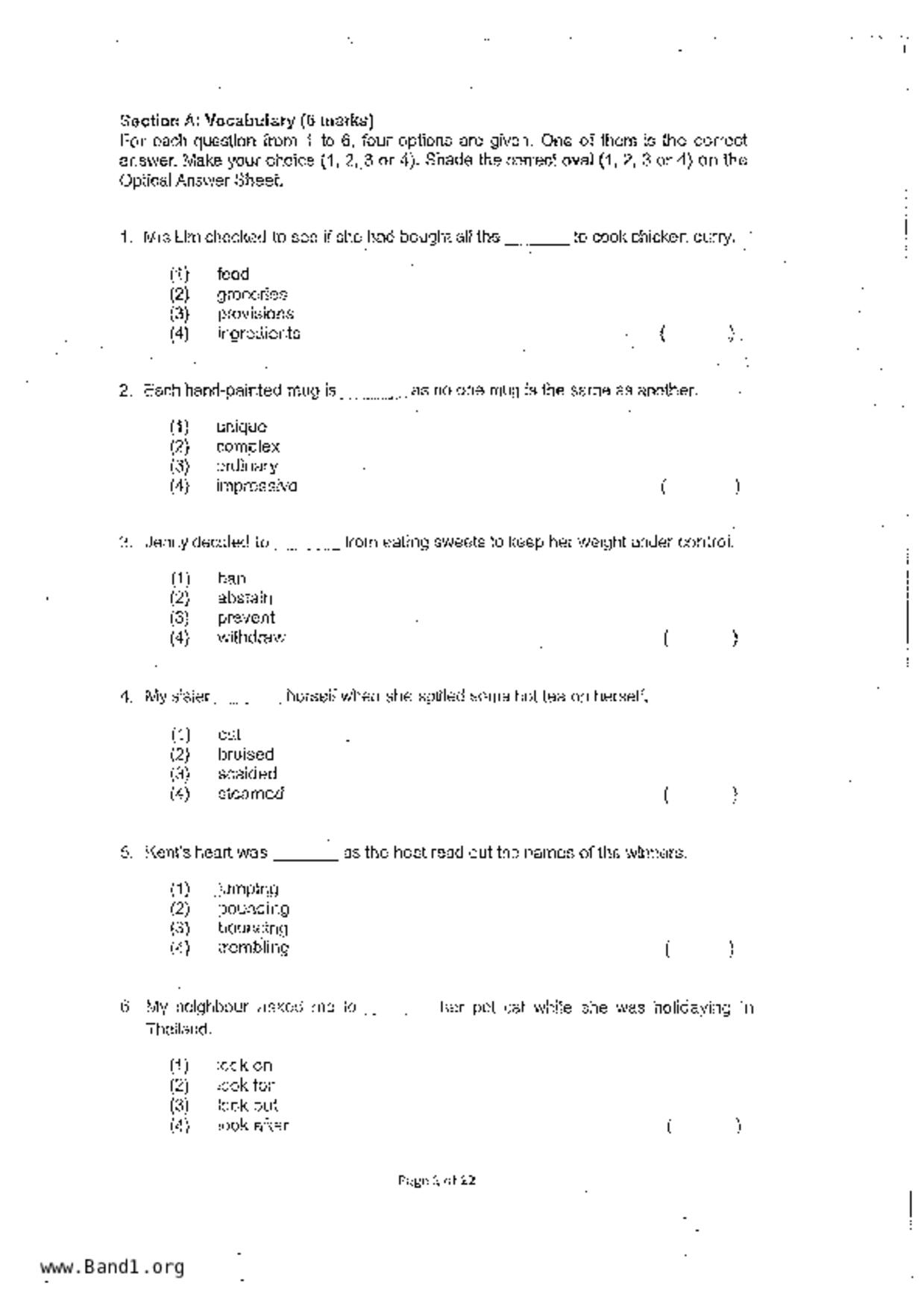 P4English試卷