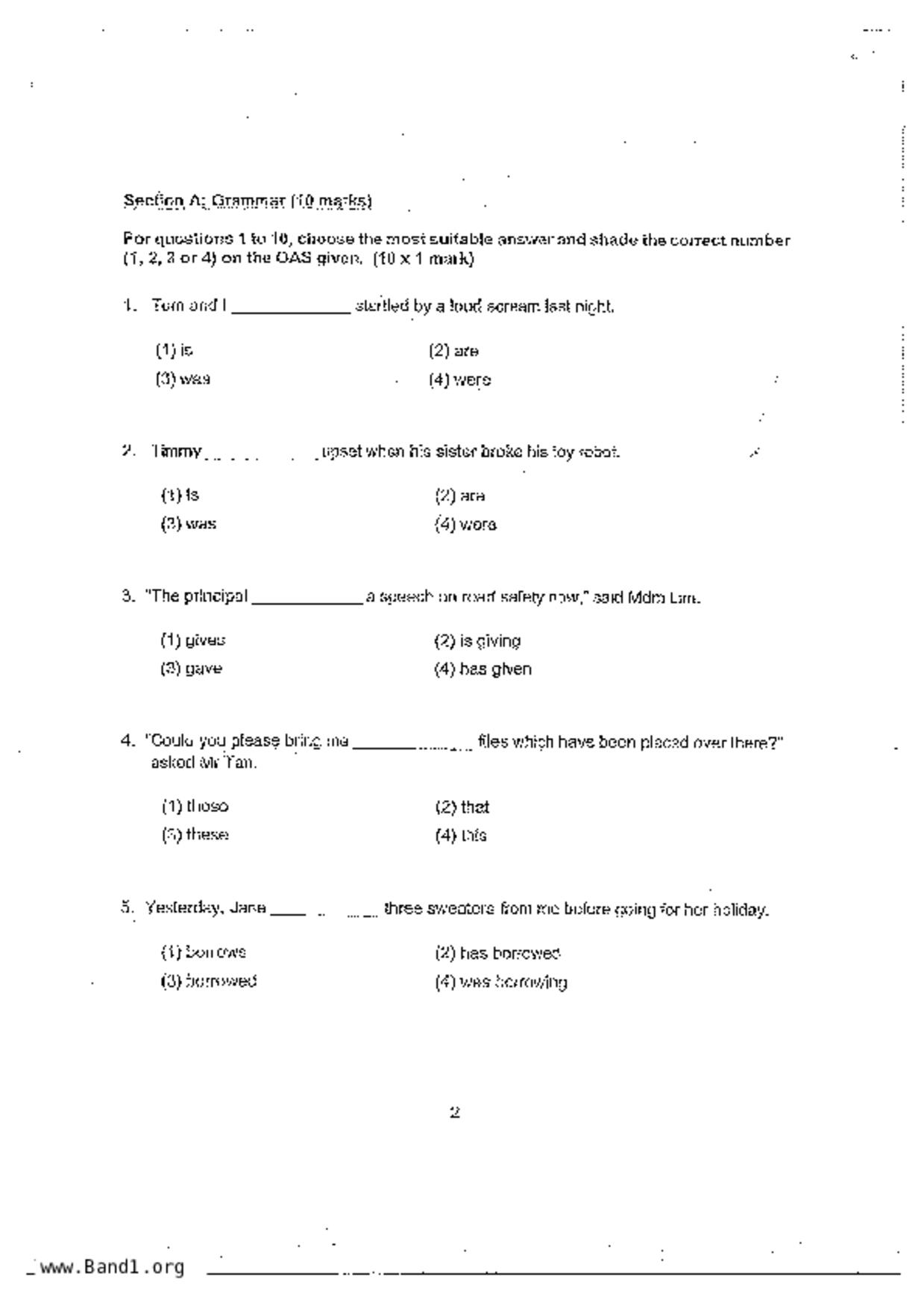 P4English試卷