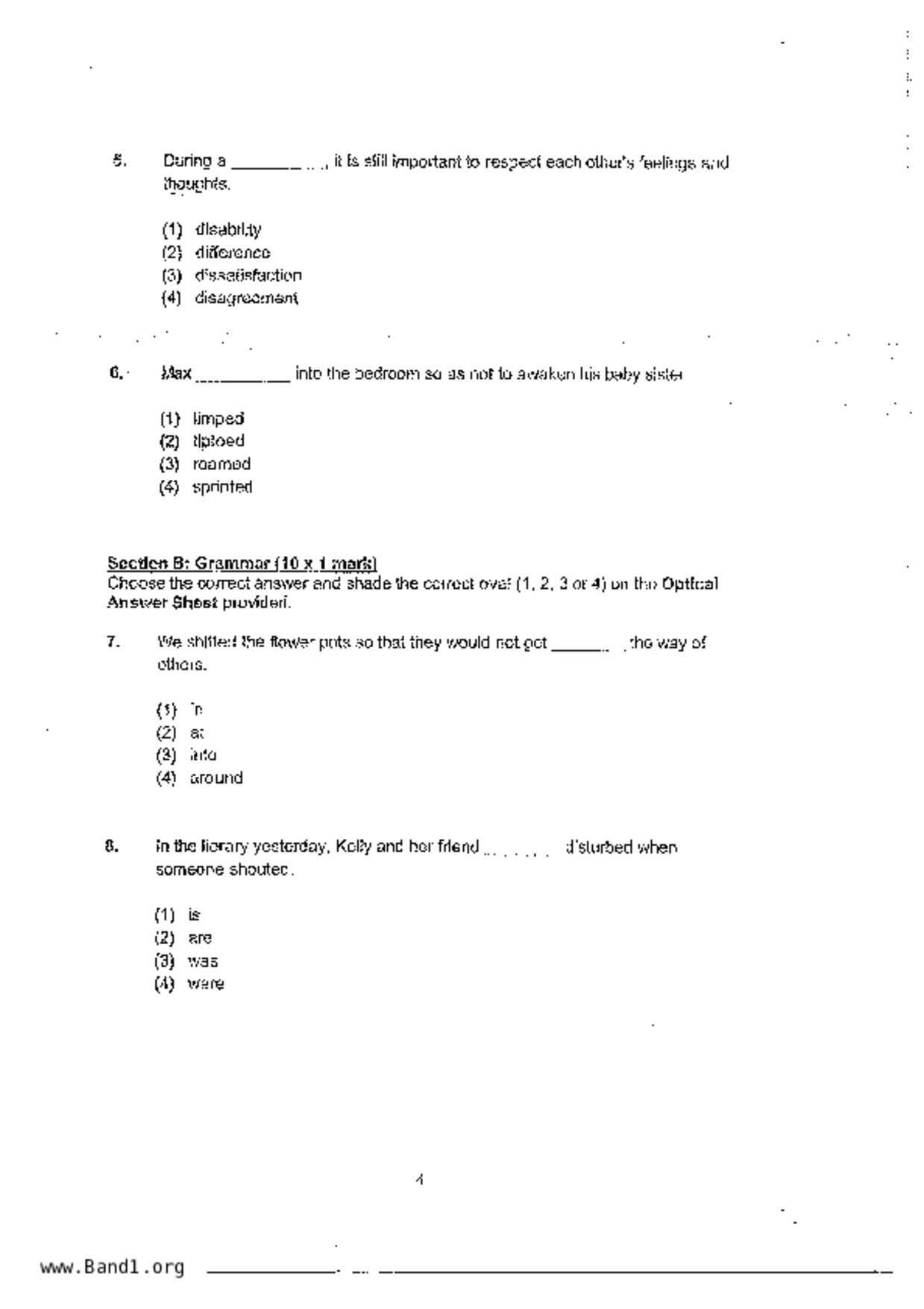 P4English試卷