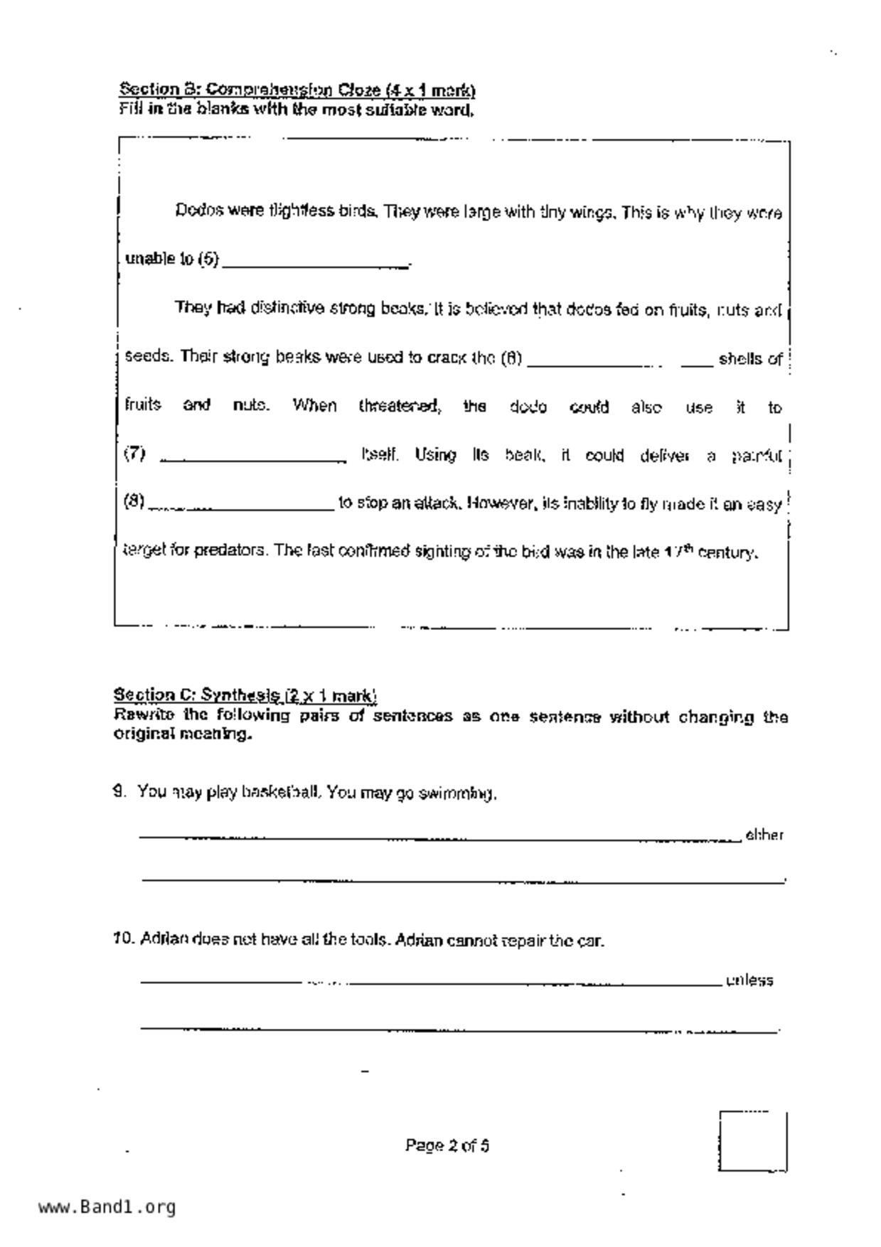 P4English試卷