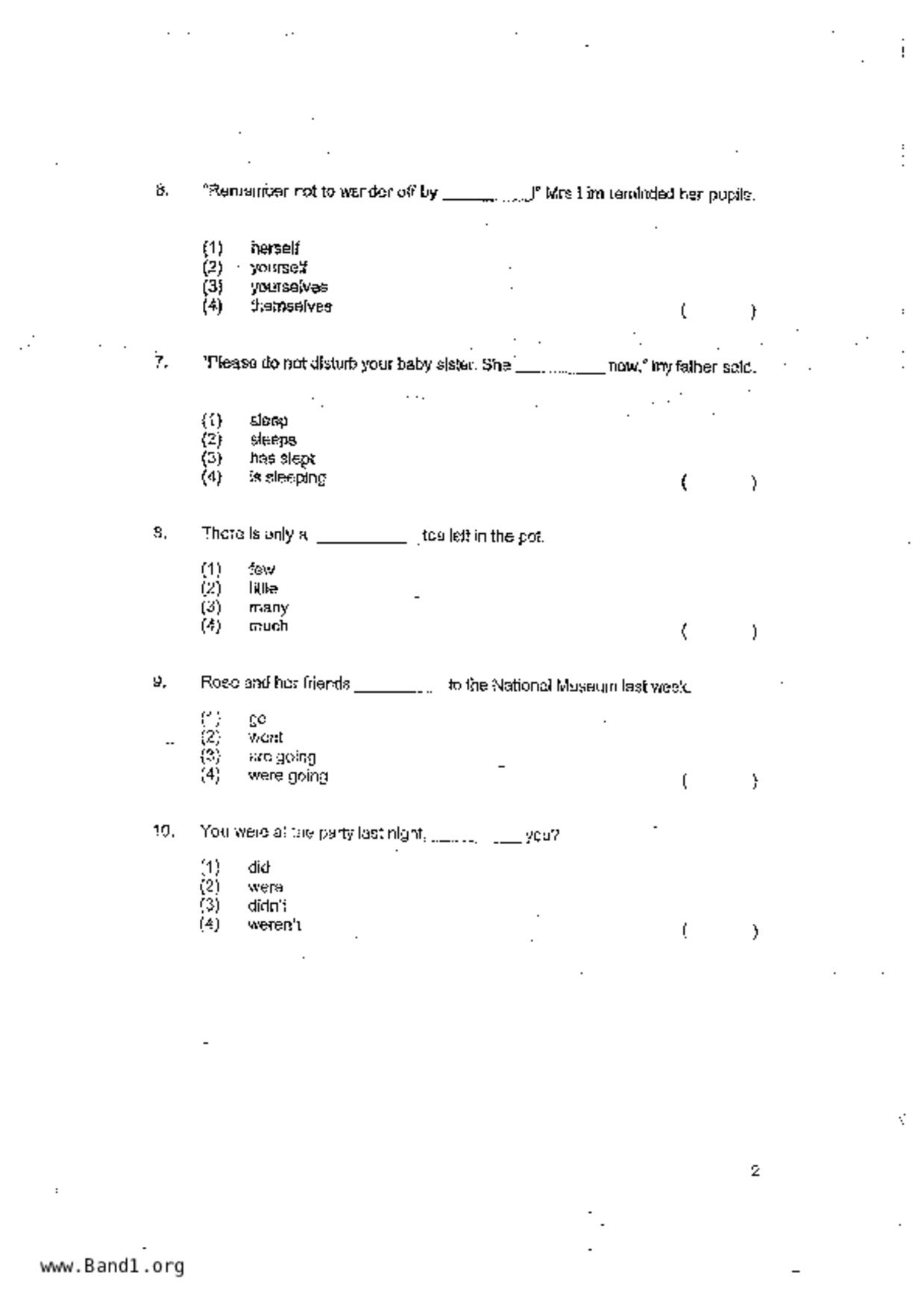 P4English試卷