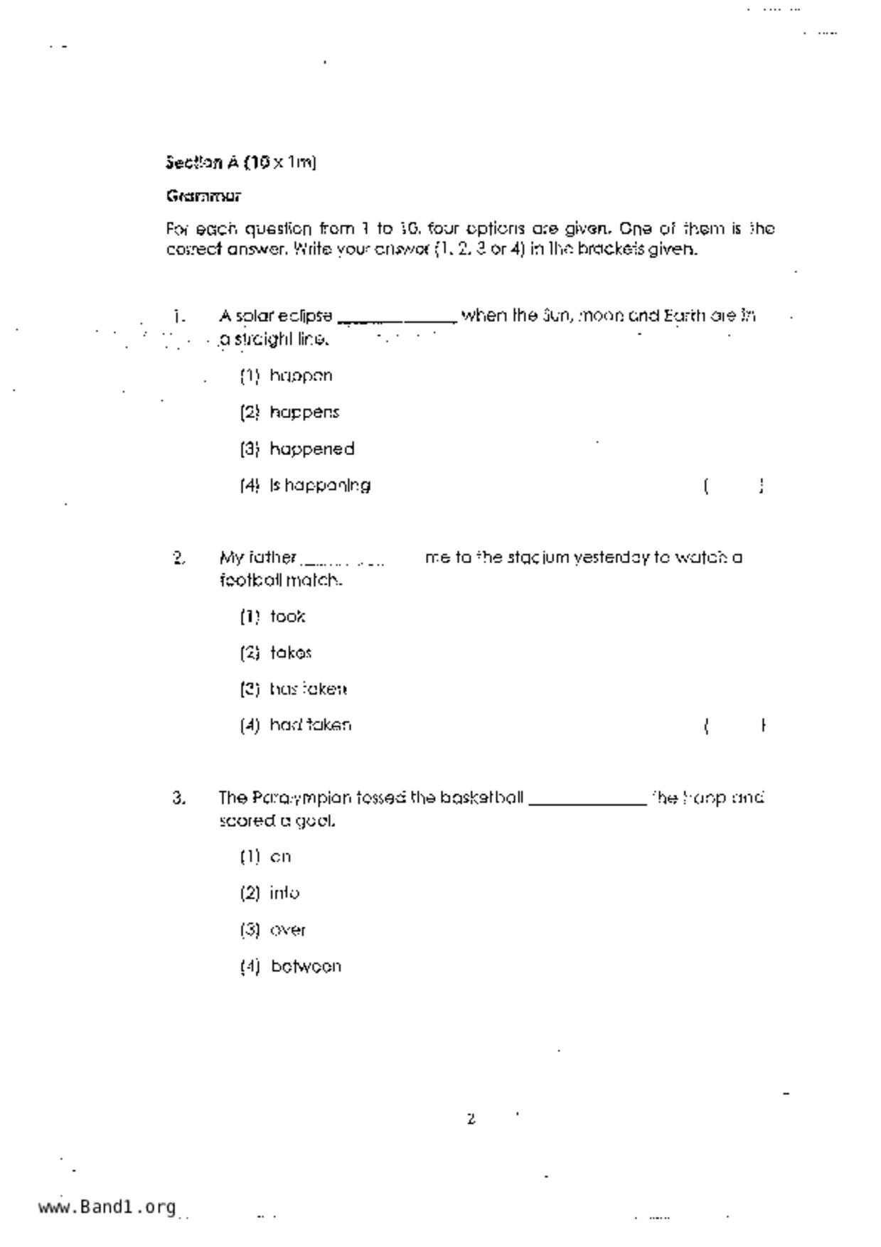 P4English試卷