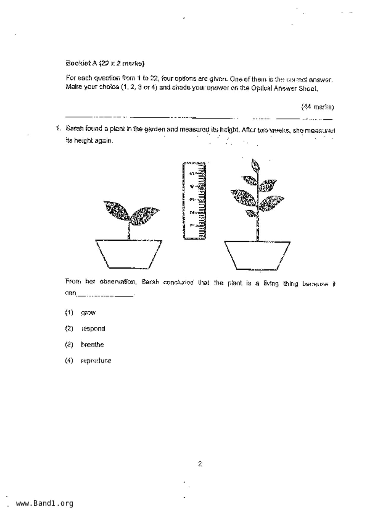 P4Science試卷