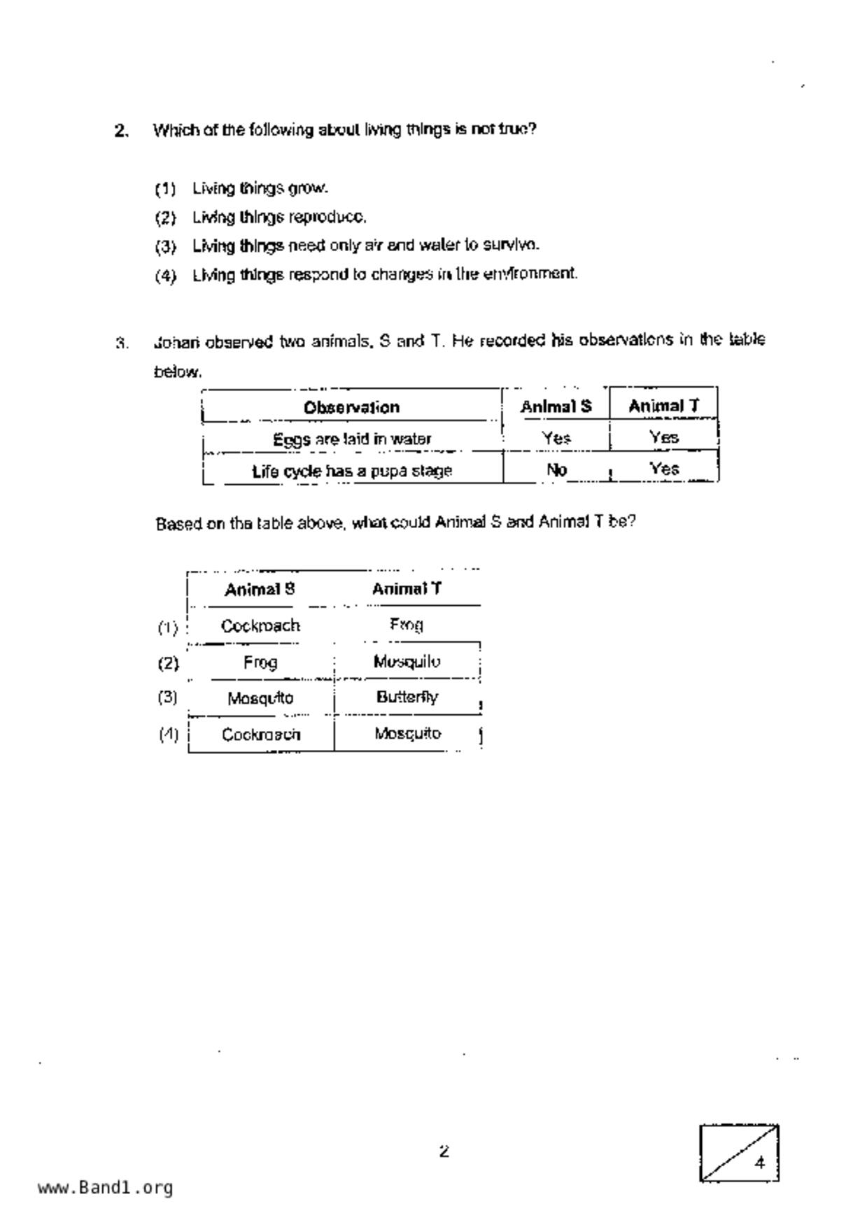 P4Science試卷
