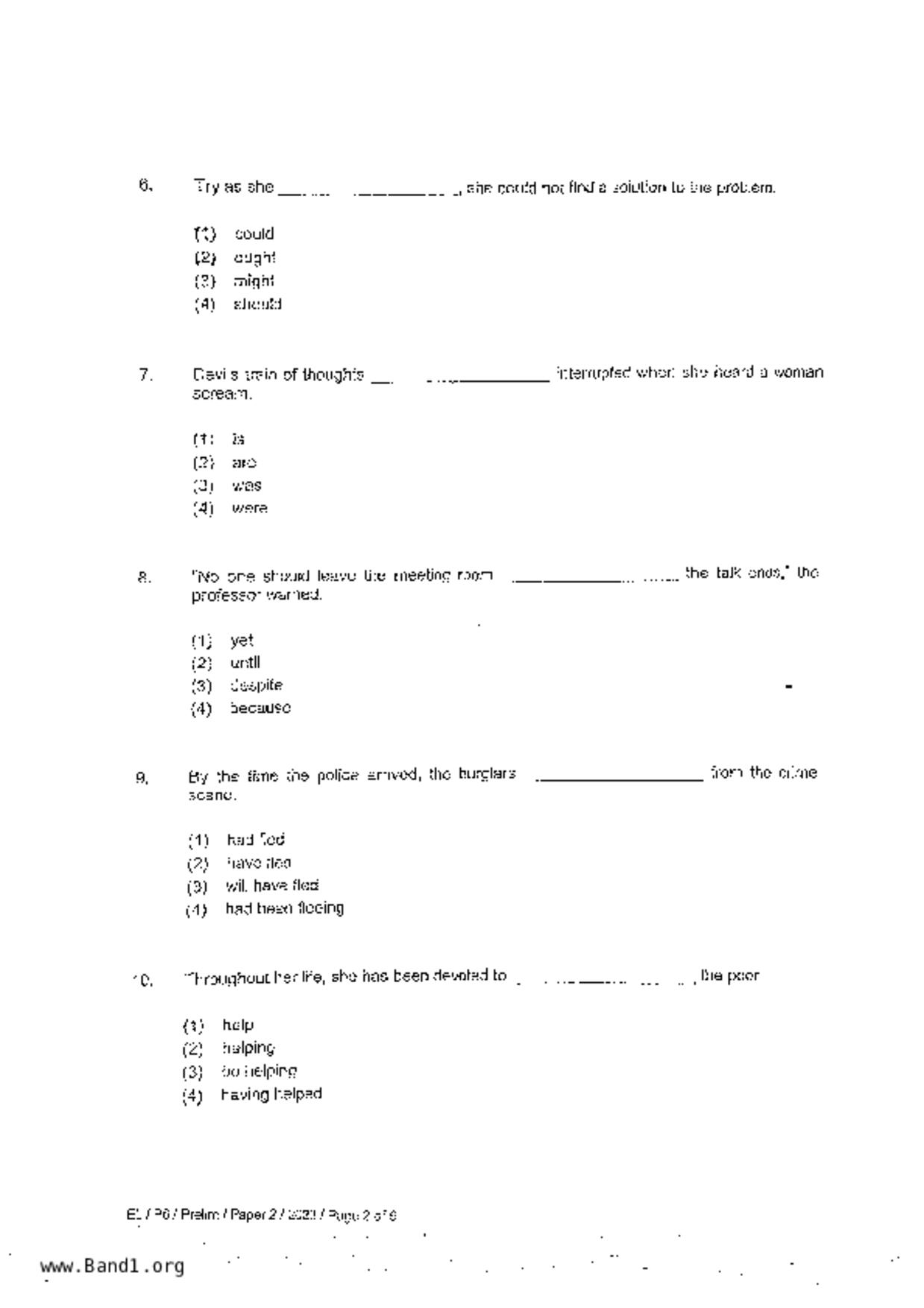 P6English試卷