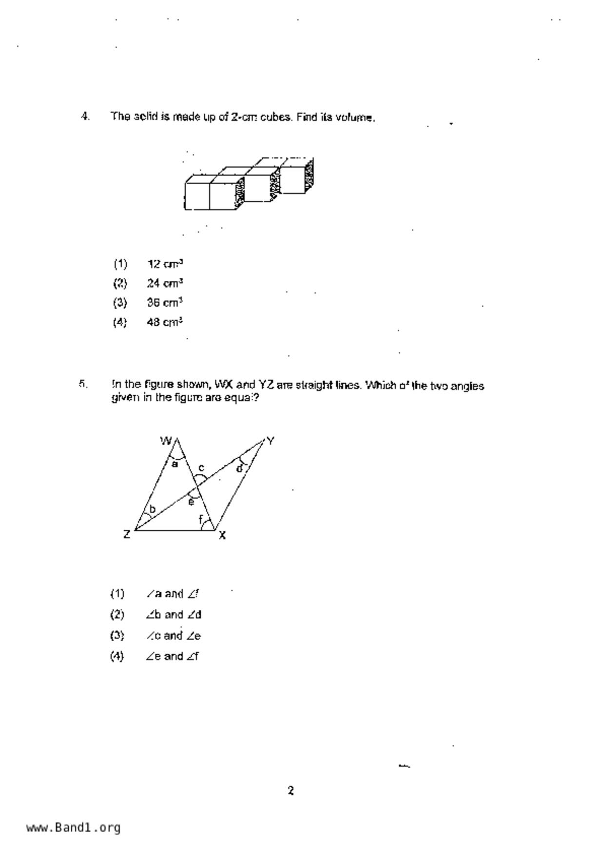 P6Maths試卷