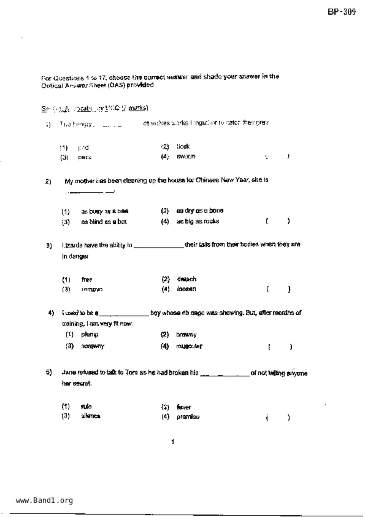 P3English試卷