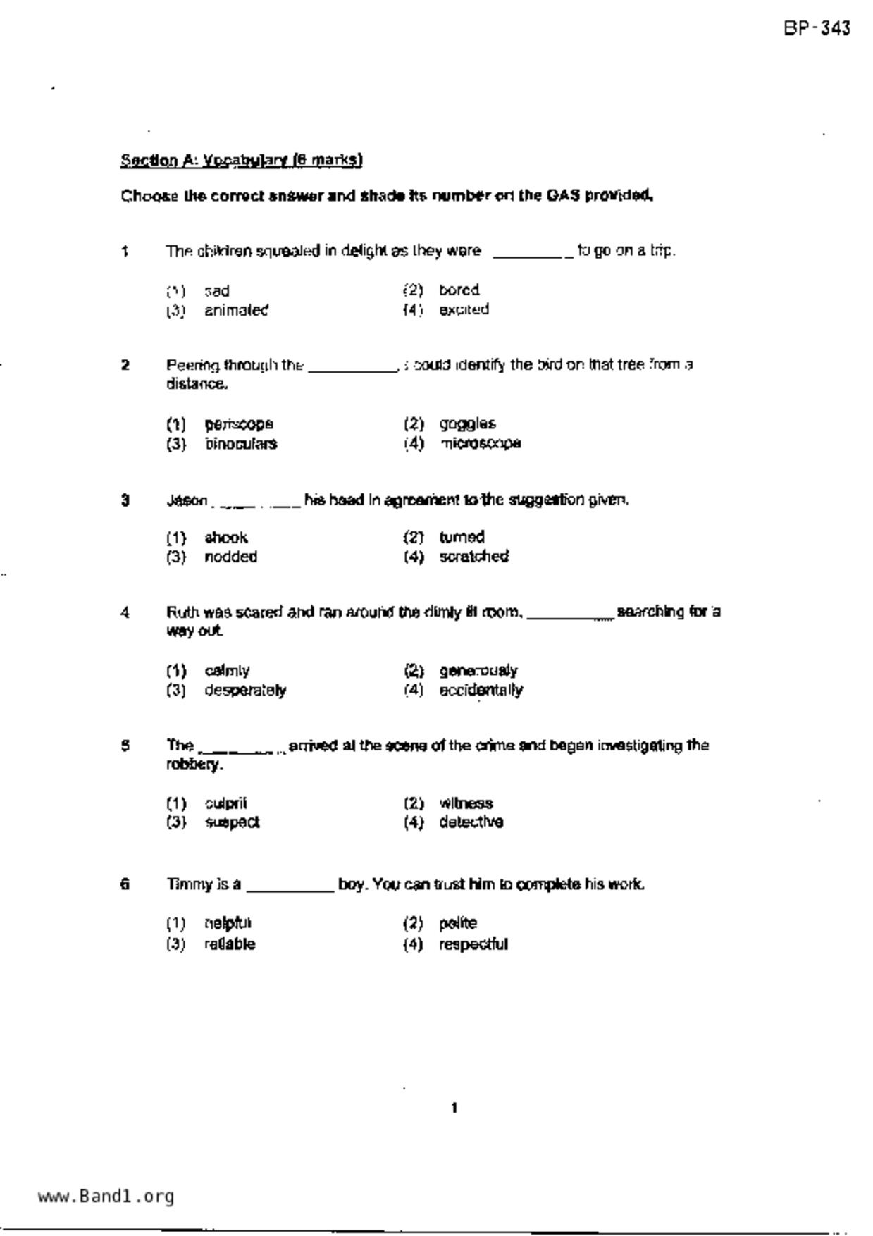 P3English試卷