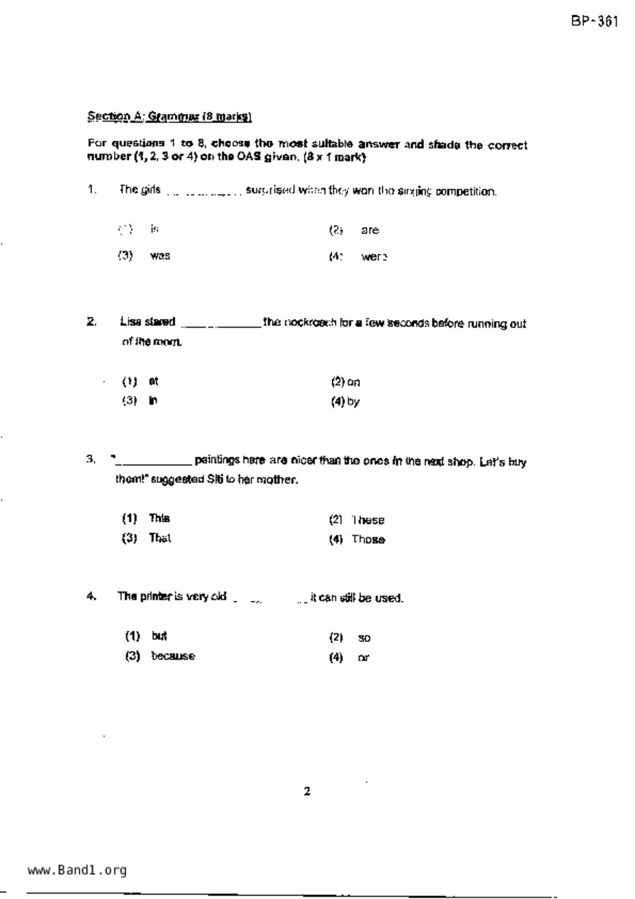 P3English試卷