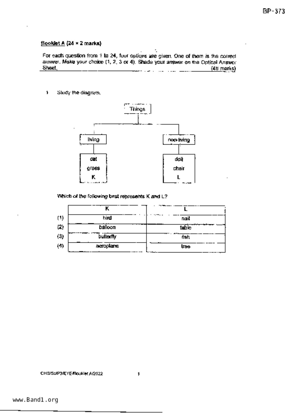 P3Science試卷