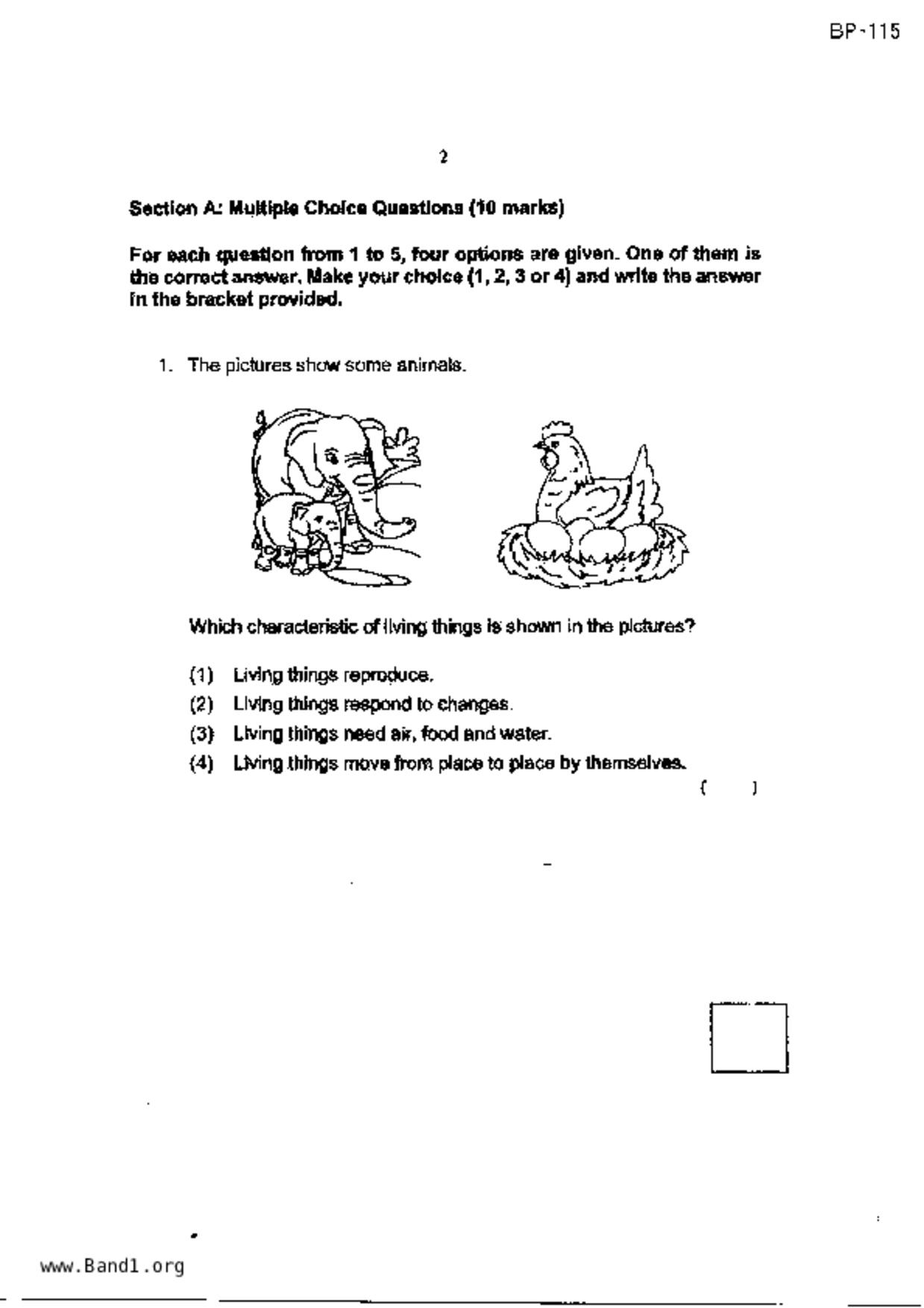 P3Science試卷