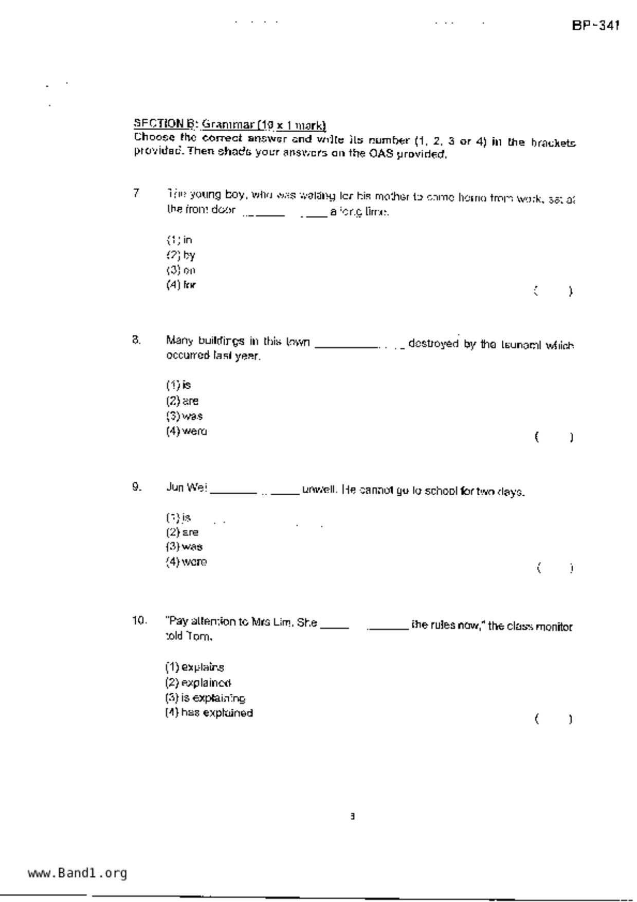P4English試卷