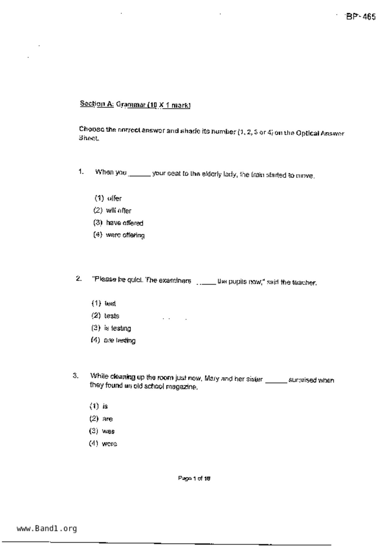 P4English試卷