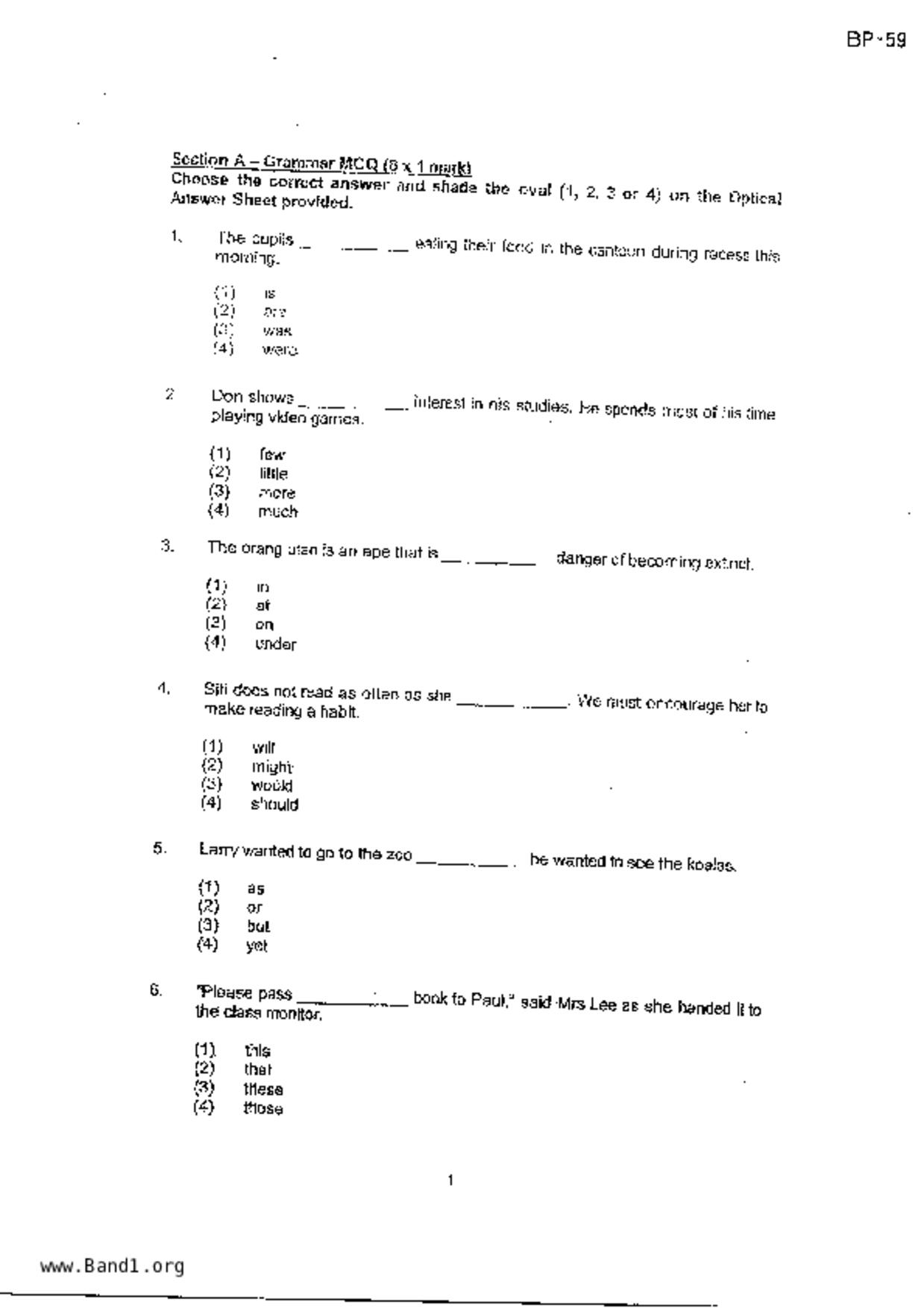 P4English試卷