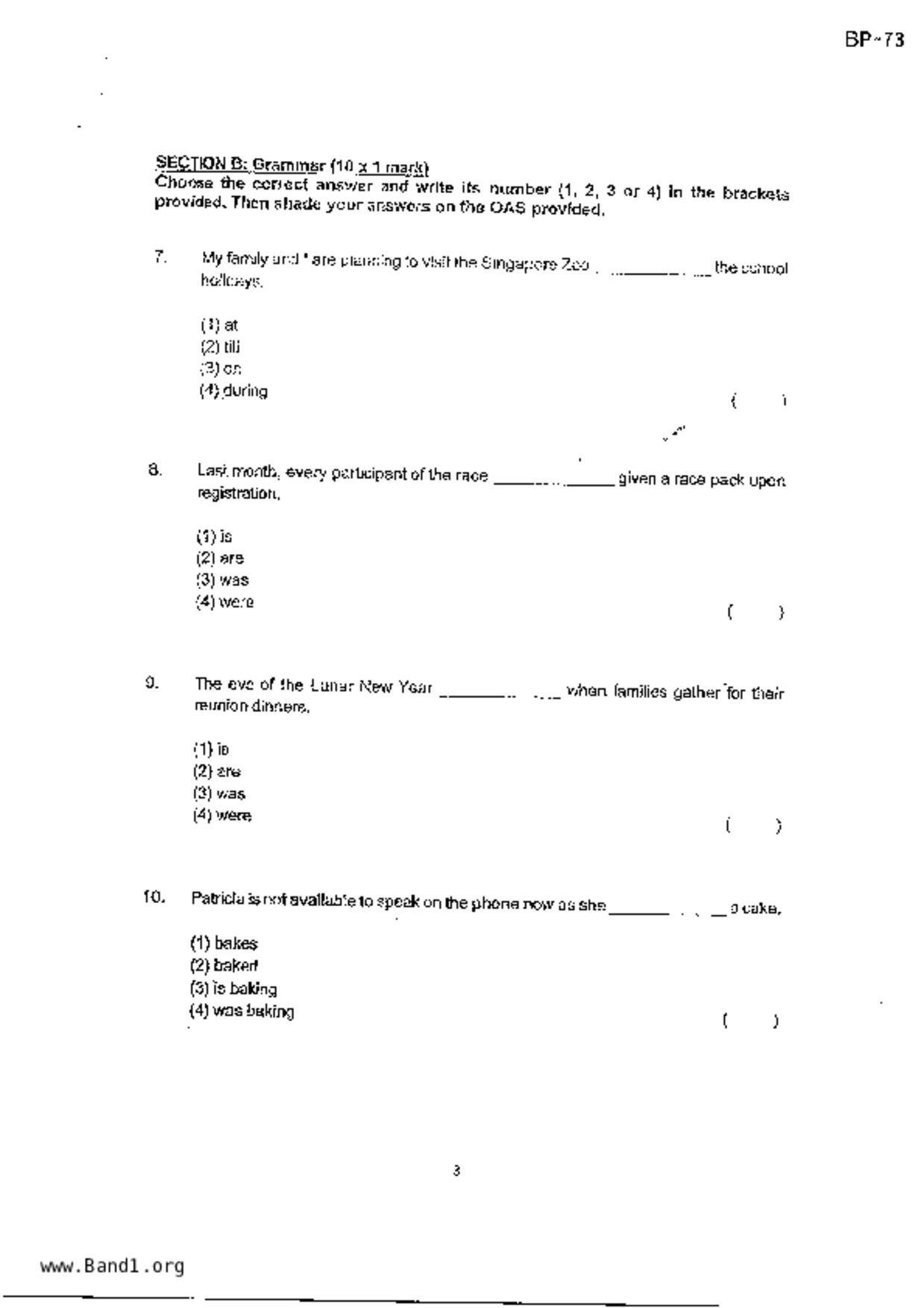P4English試卷