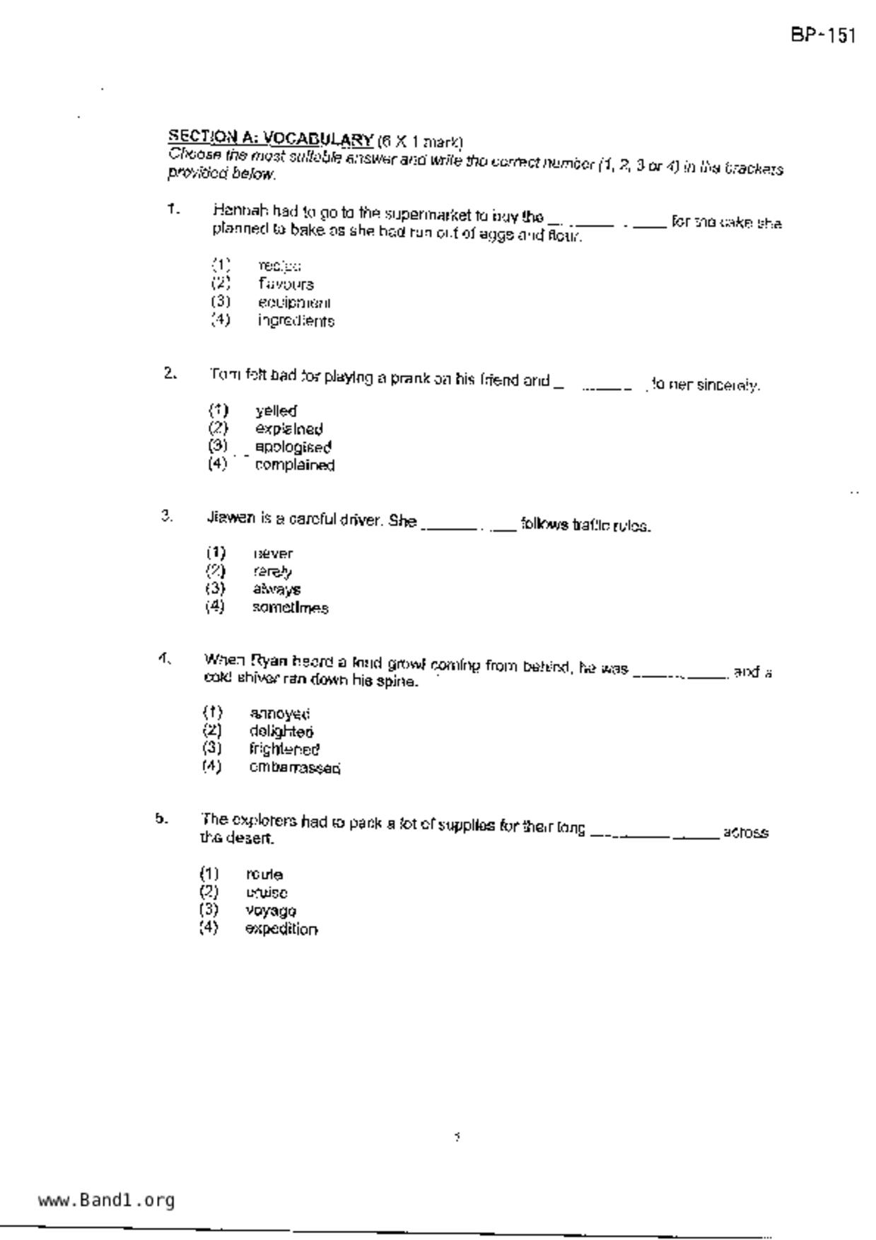 P4English試卷