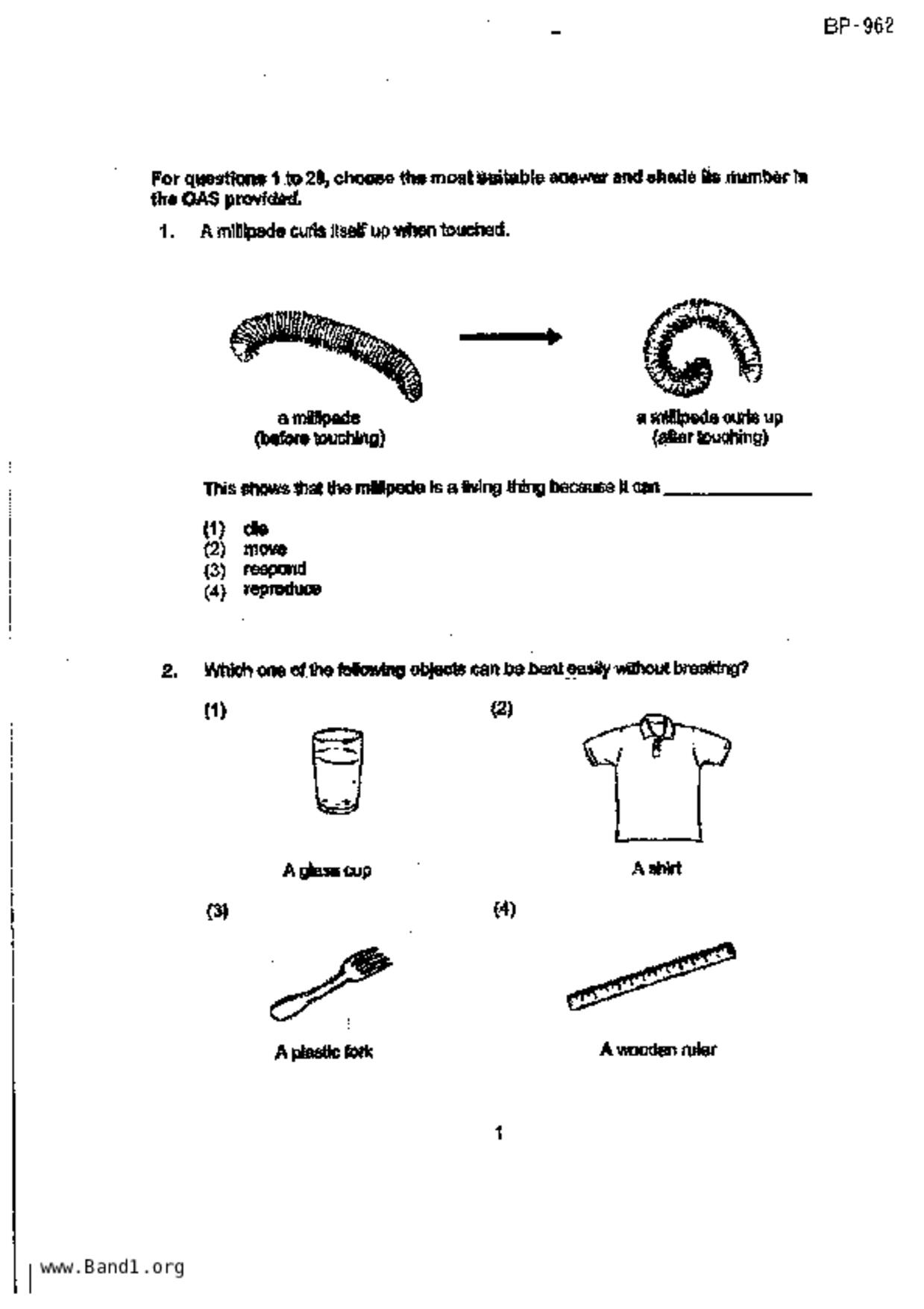 P4Science試卷