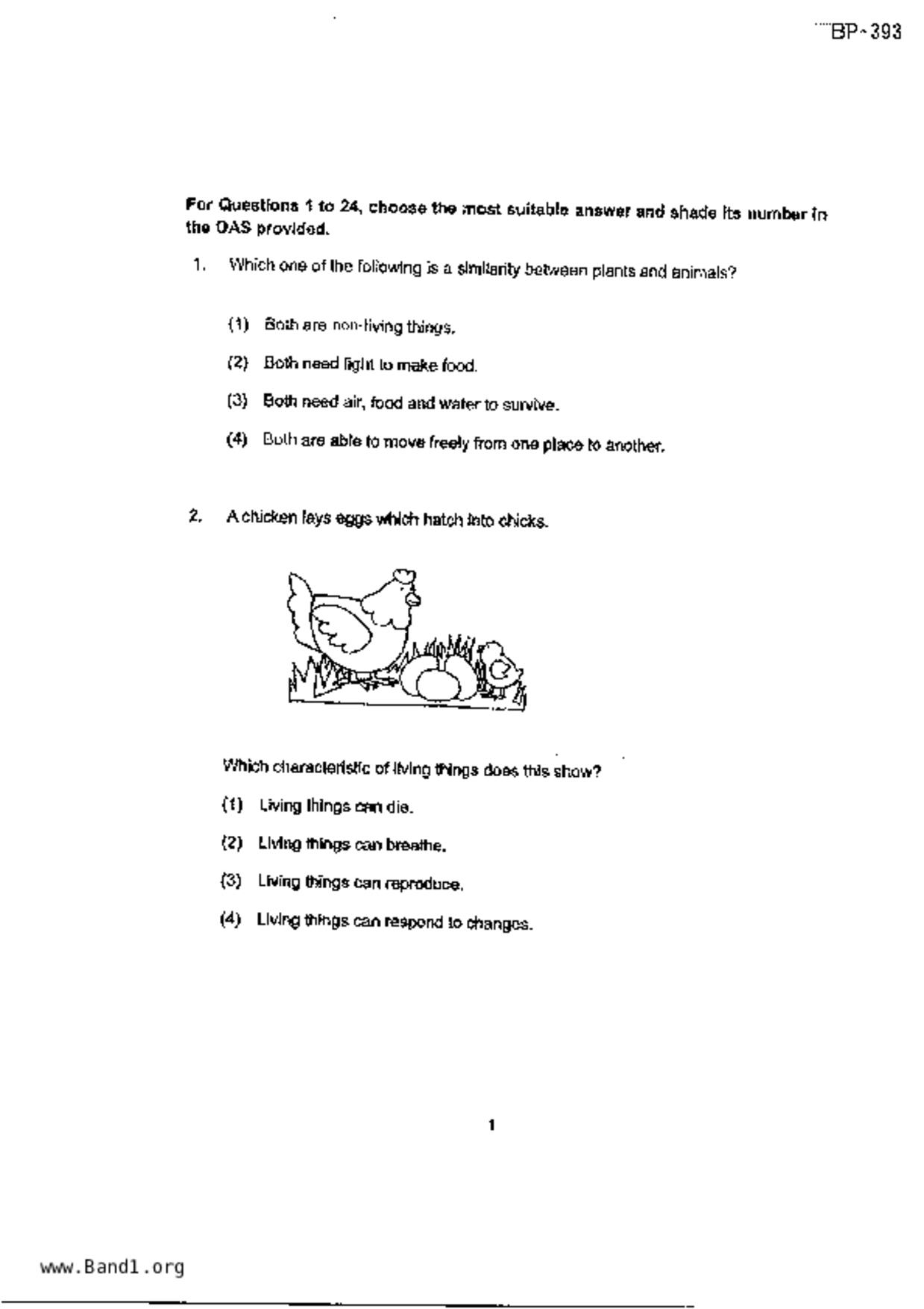 P4Science試卷