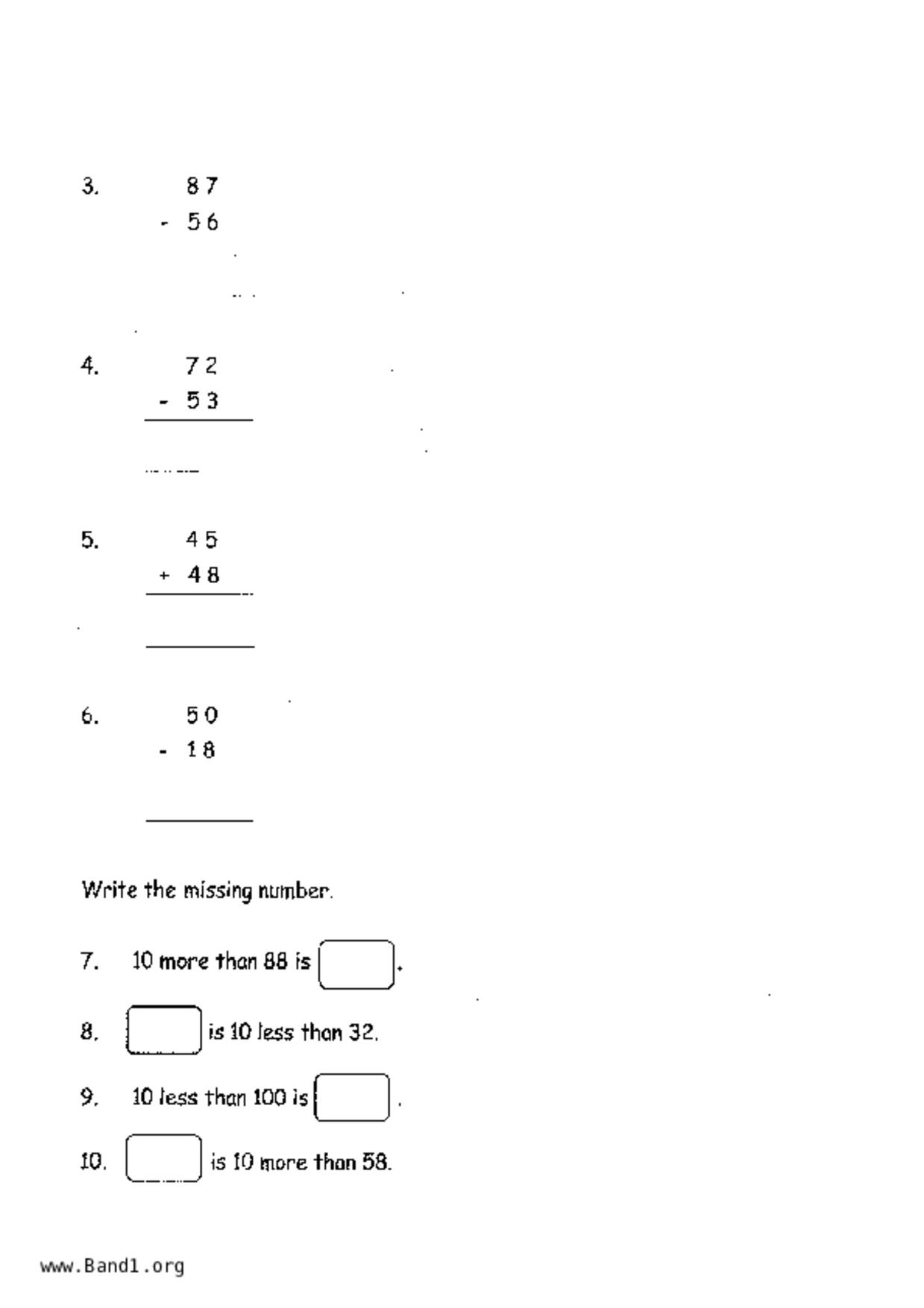 P1Maths試卷