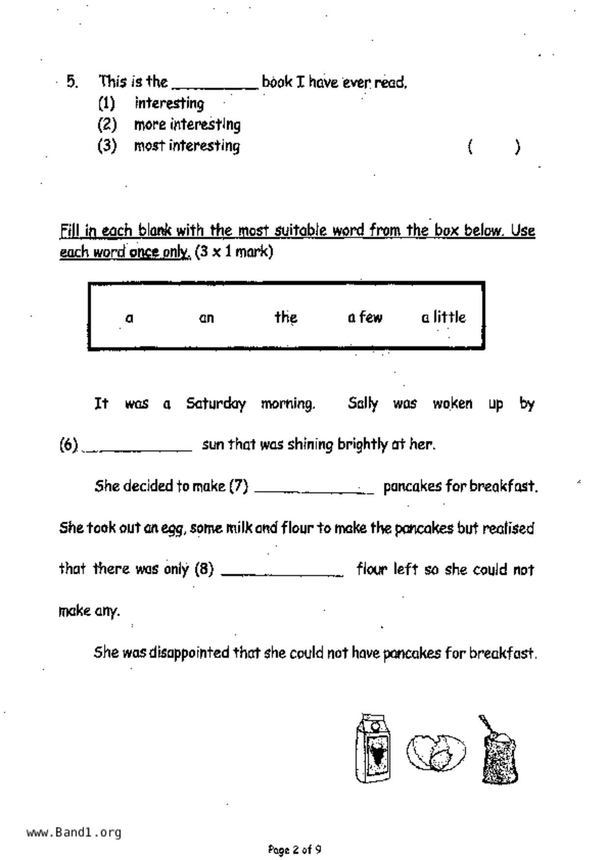 P2English試卷