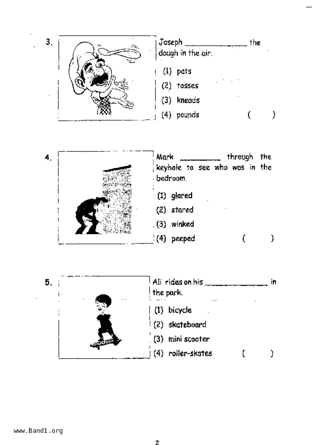 P2English試卷