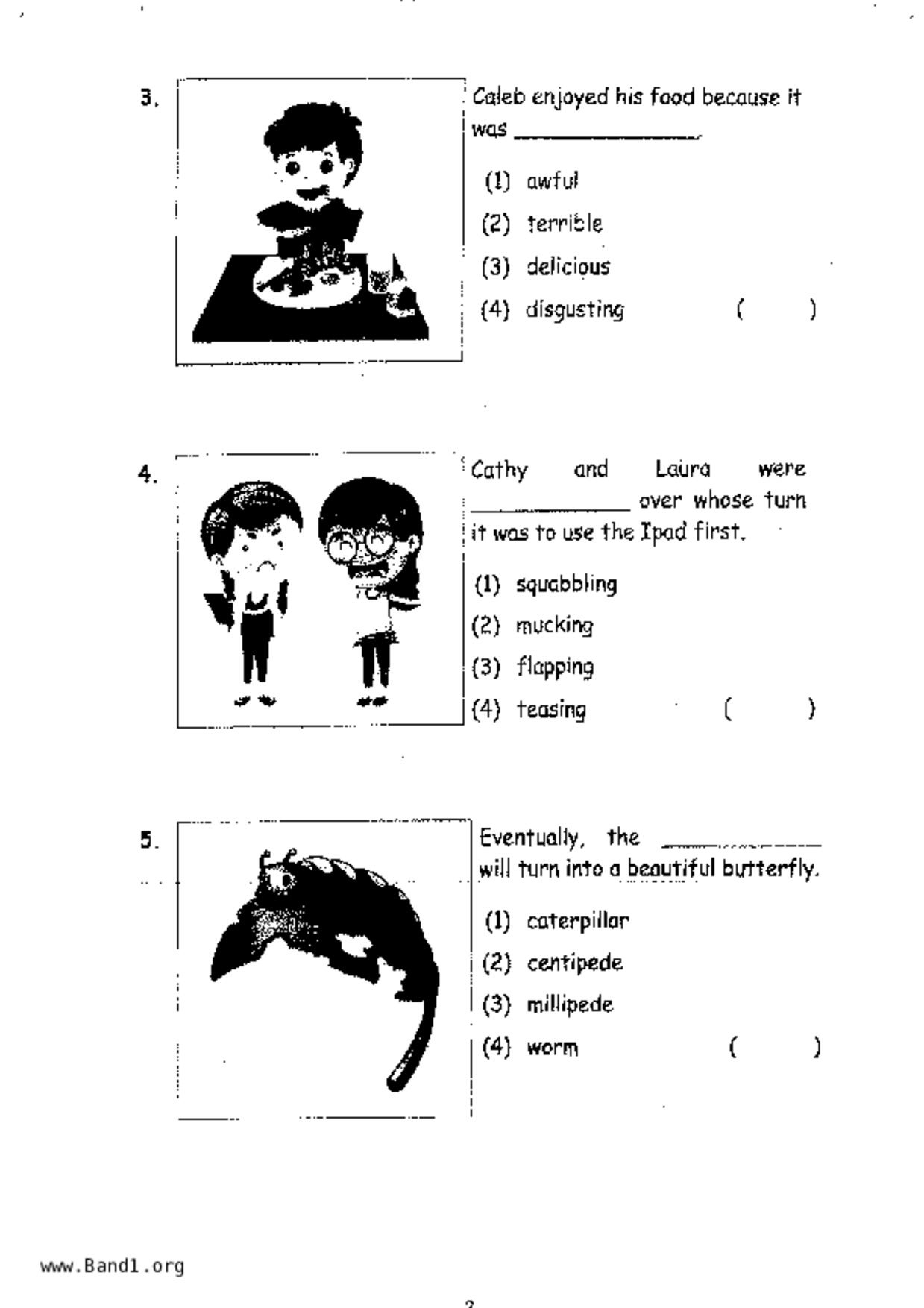 P2English試卷