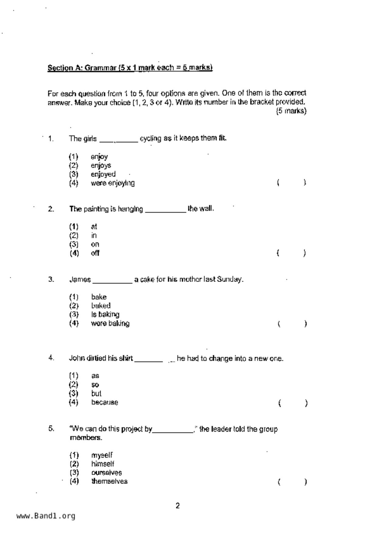 P3English試卷