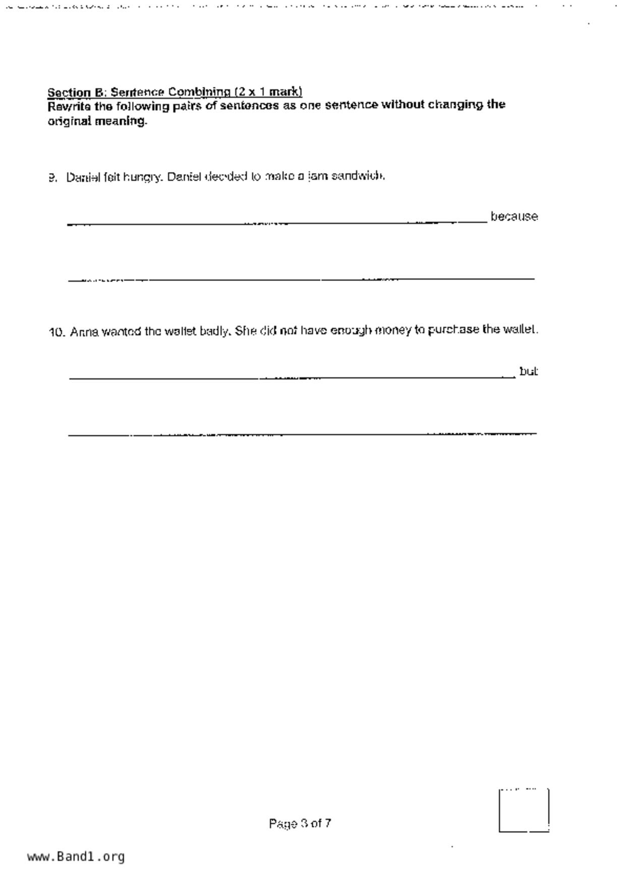 P3English試卷