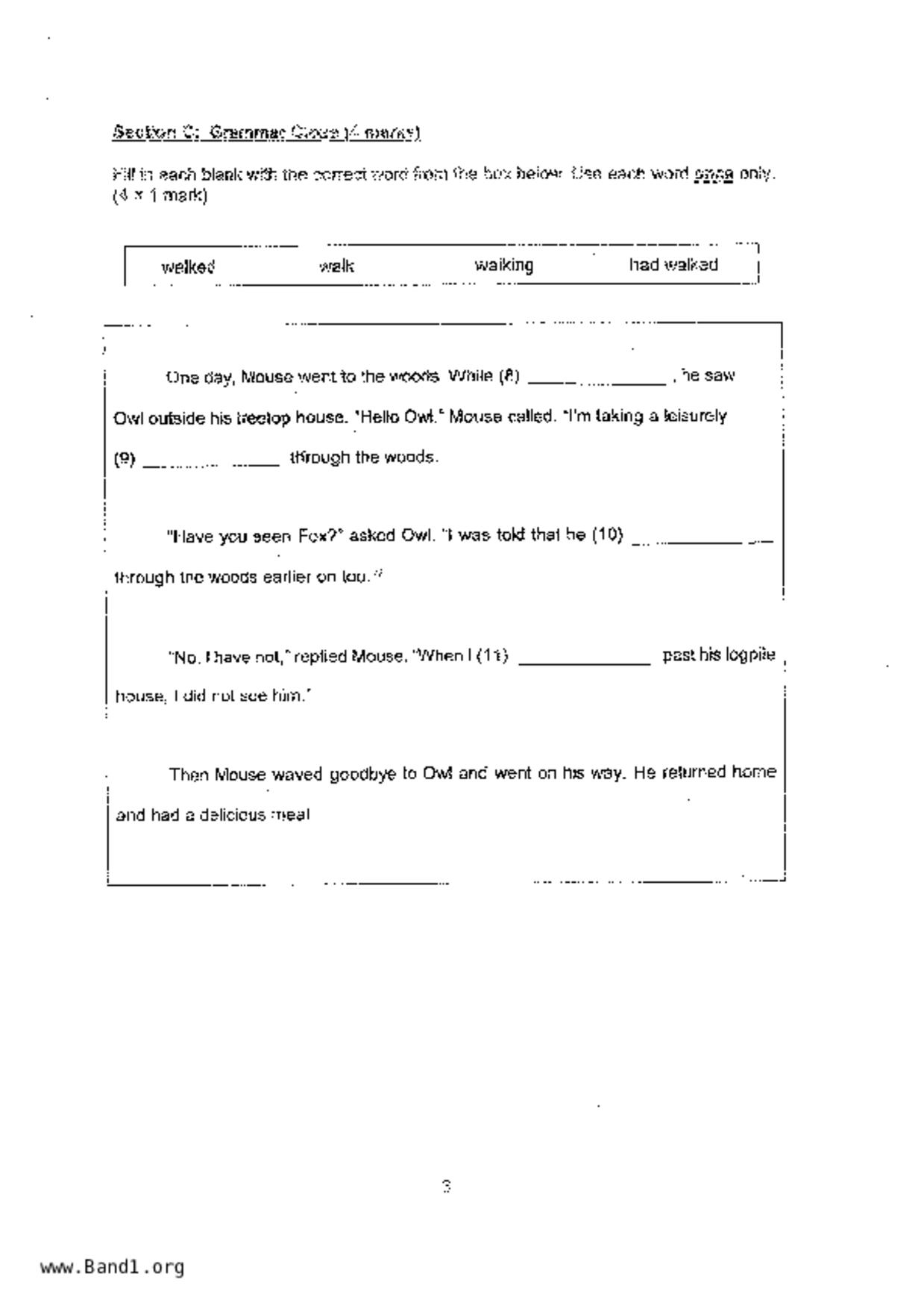P3English試卷