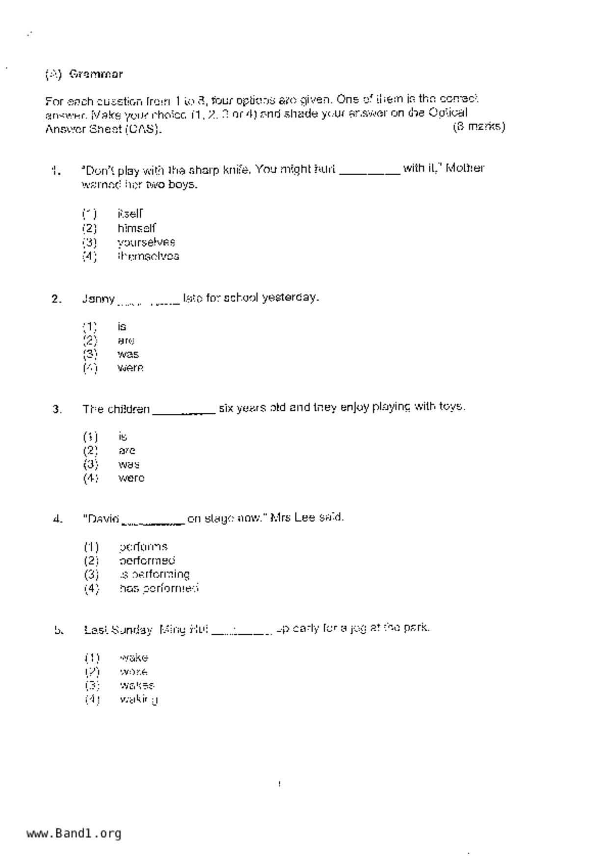 P3English試卷