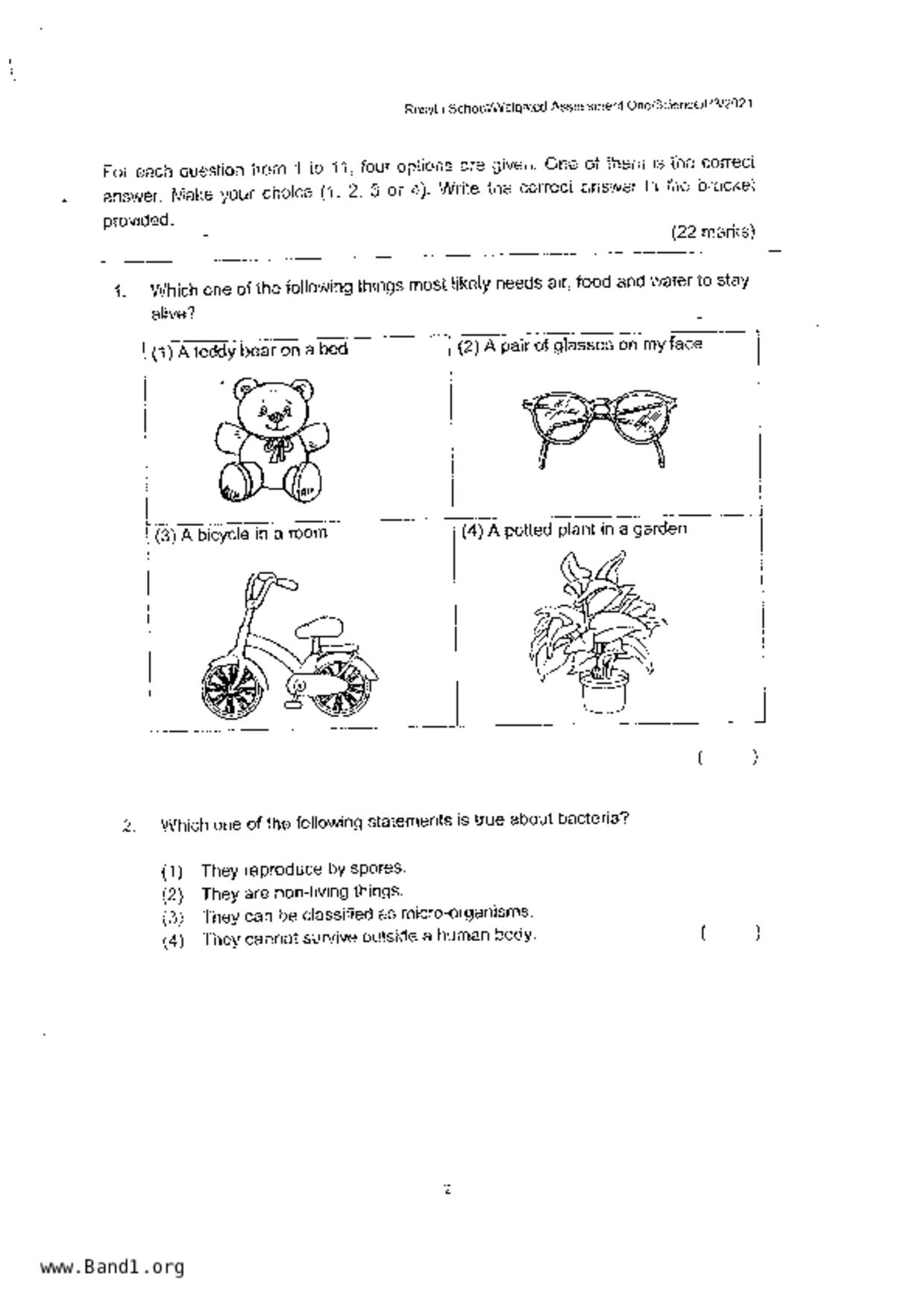 P3Science試卷