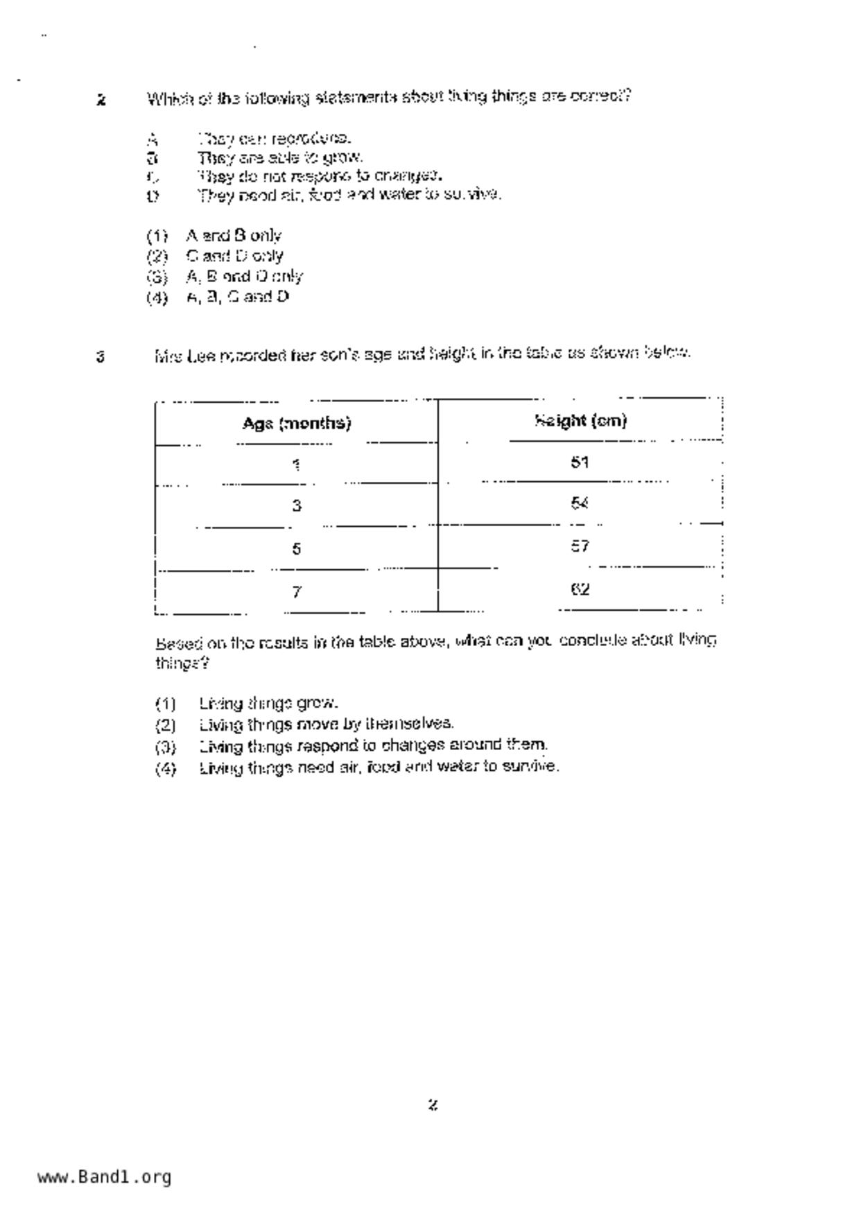P3Science試卷