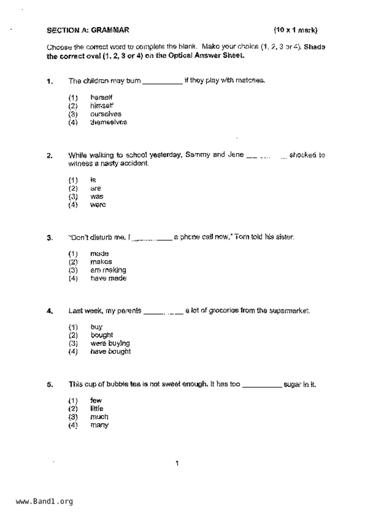 P4English試卷