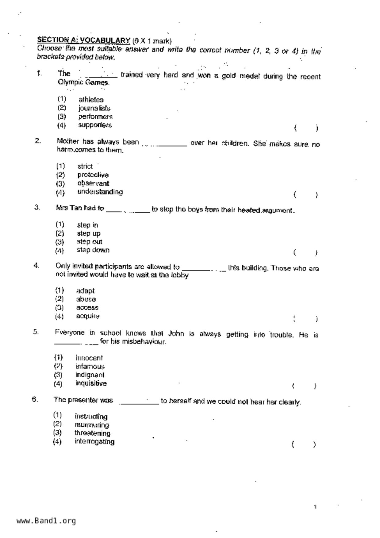 P4English試卷