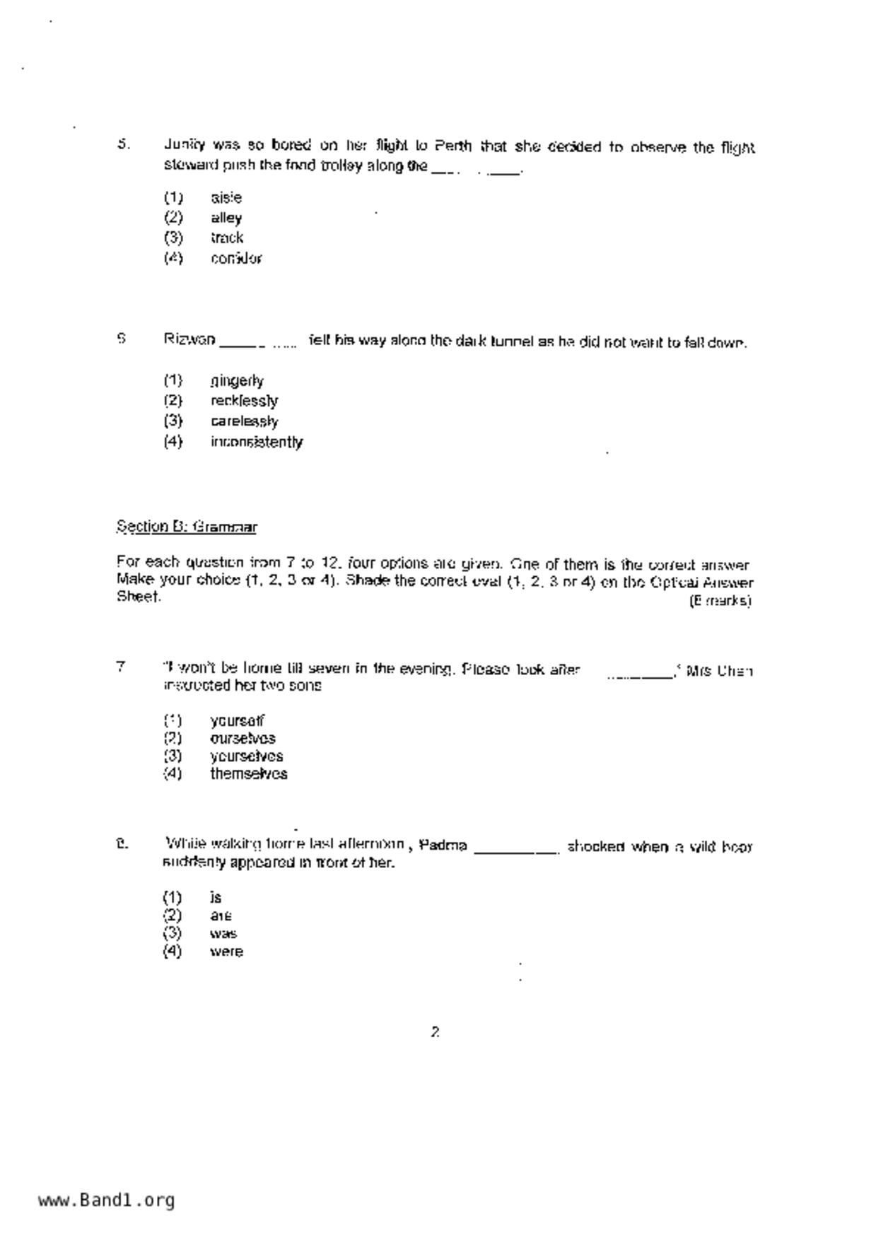 P4English試卷